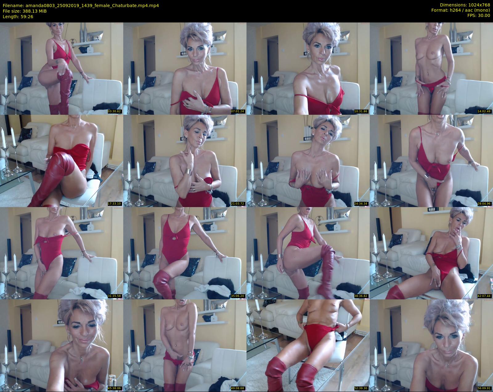 amanda0803 — 60 minute Chaturbate female cam show recording, 720p, Sep 25, 2019
