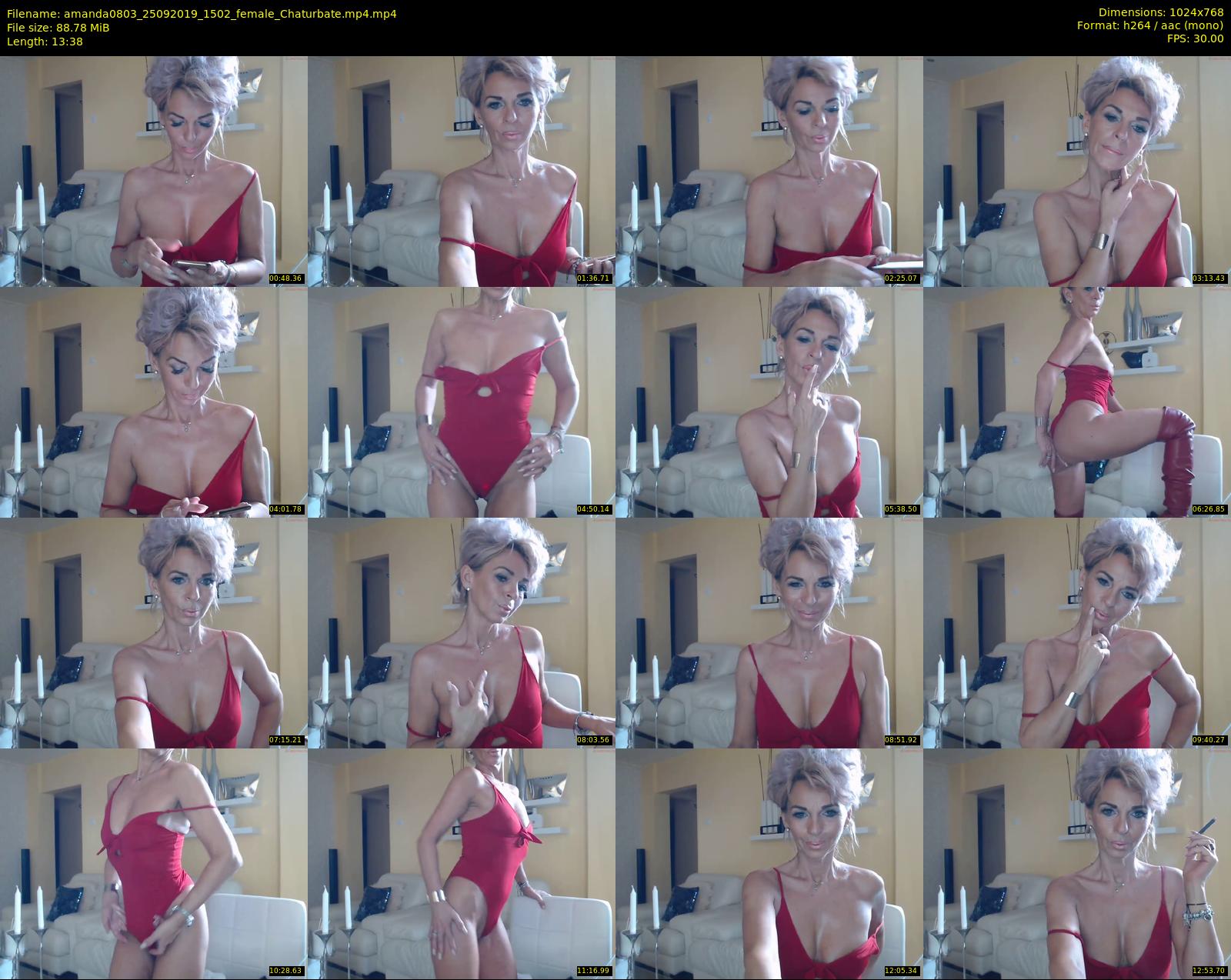 amanda0803 — 14 minute Chaturbate female cam show recording, 720p, Sep 25, 2019