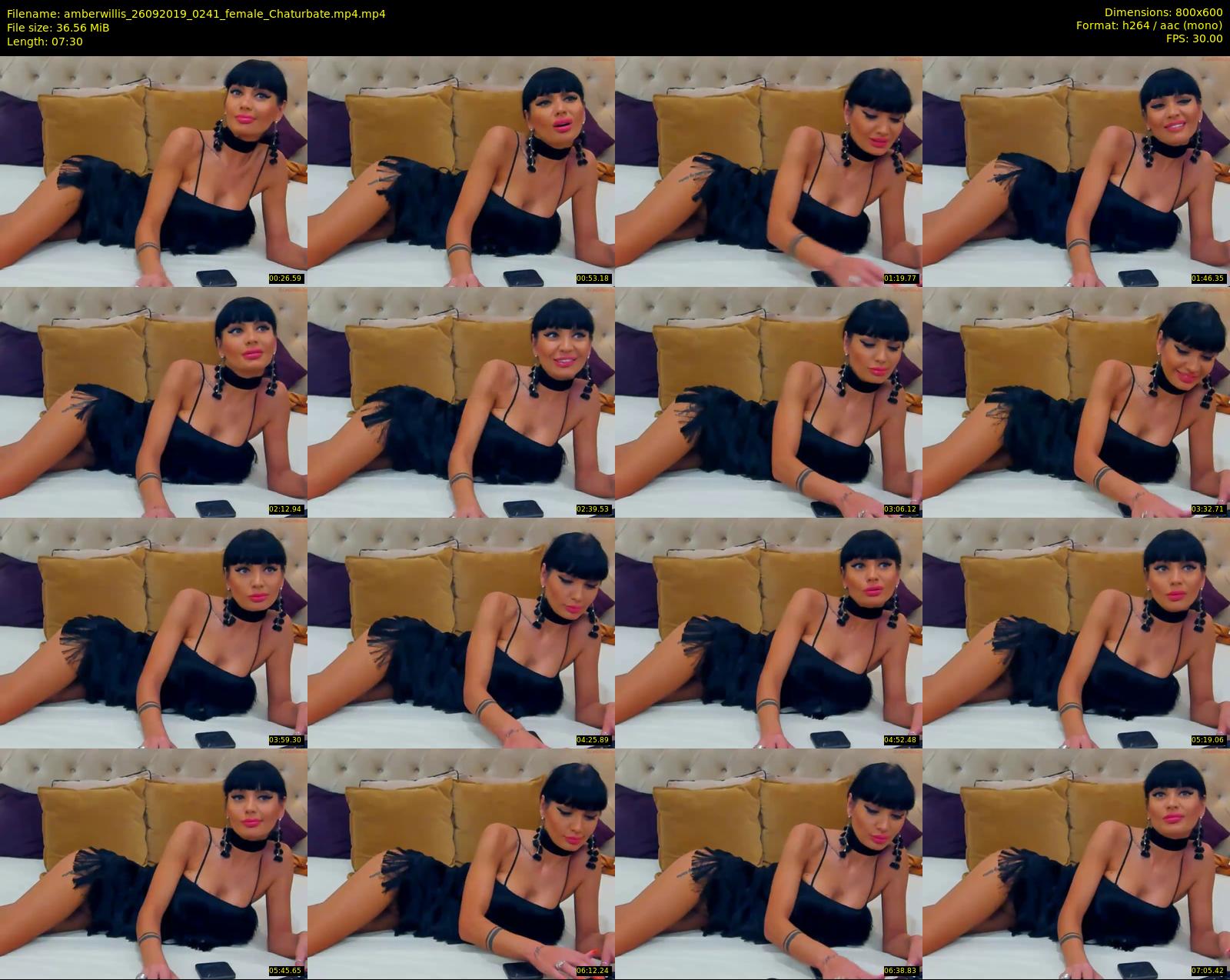 amberwillis — 8 minute Chaturbate female cam show recording, 480p, Sep 26, 2019