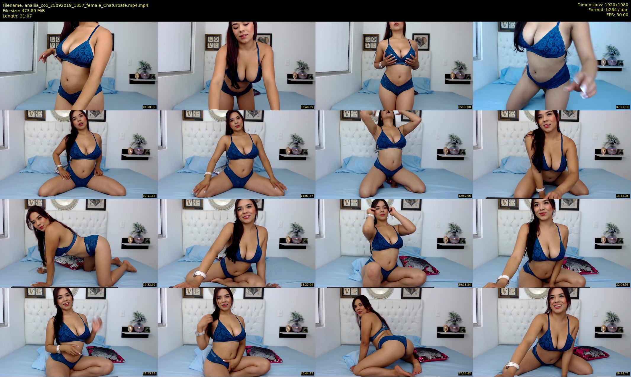 analiia_cox — 32 minute Chaturbate female cam show recording, 1080p, Sep 25, 2019