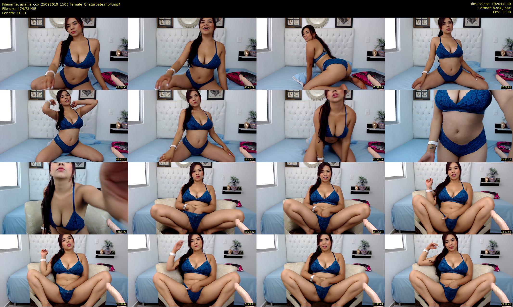 analiia_cox — 32 minute Chaturbate female cam show recording, 1080p, Sep 25, 2019