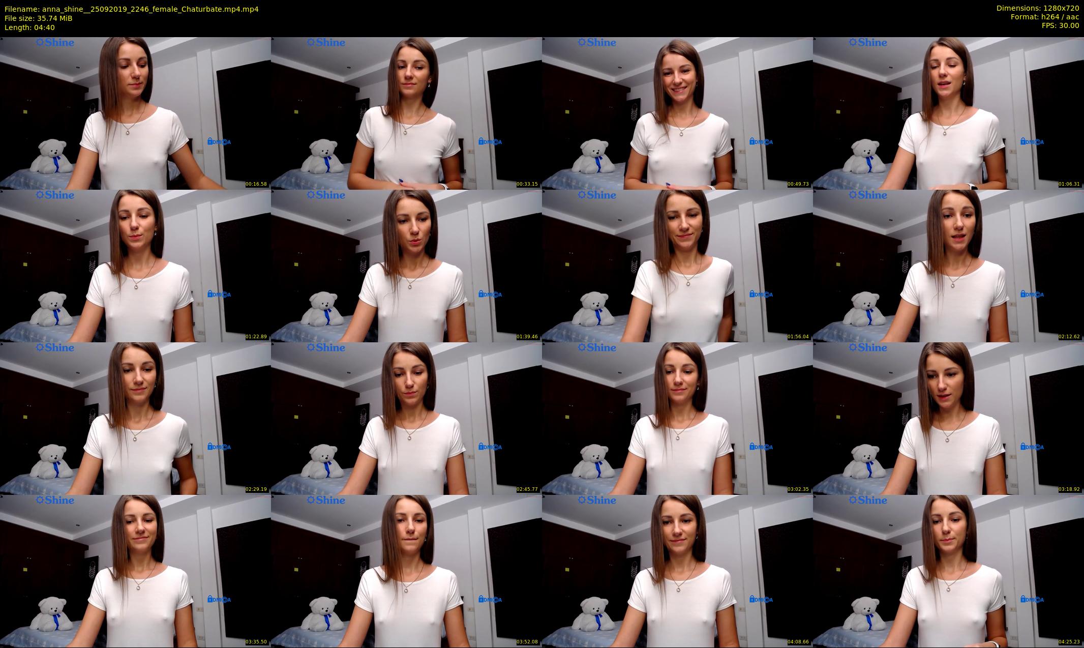 anna_shine_ — 5 minute Chaturbate female cam show recording, 720p, Sep 25, 2019