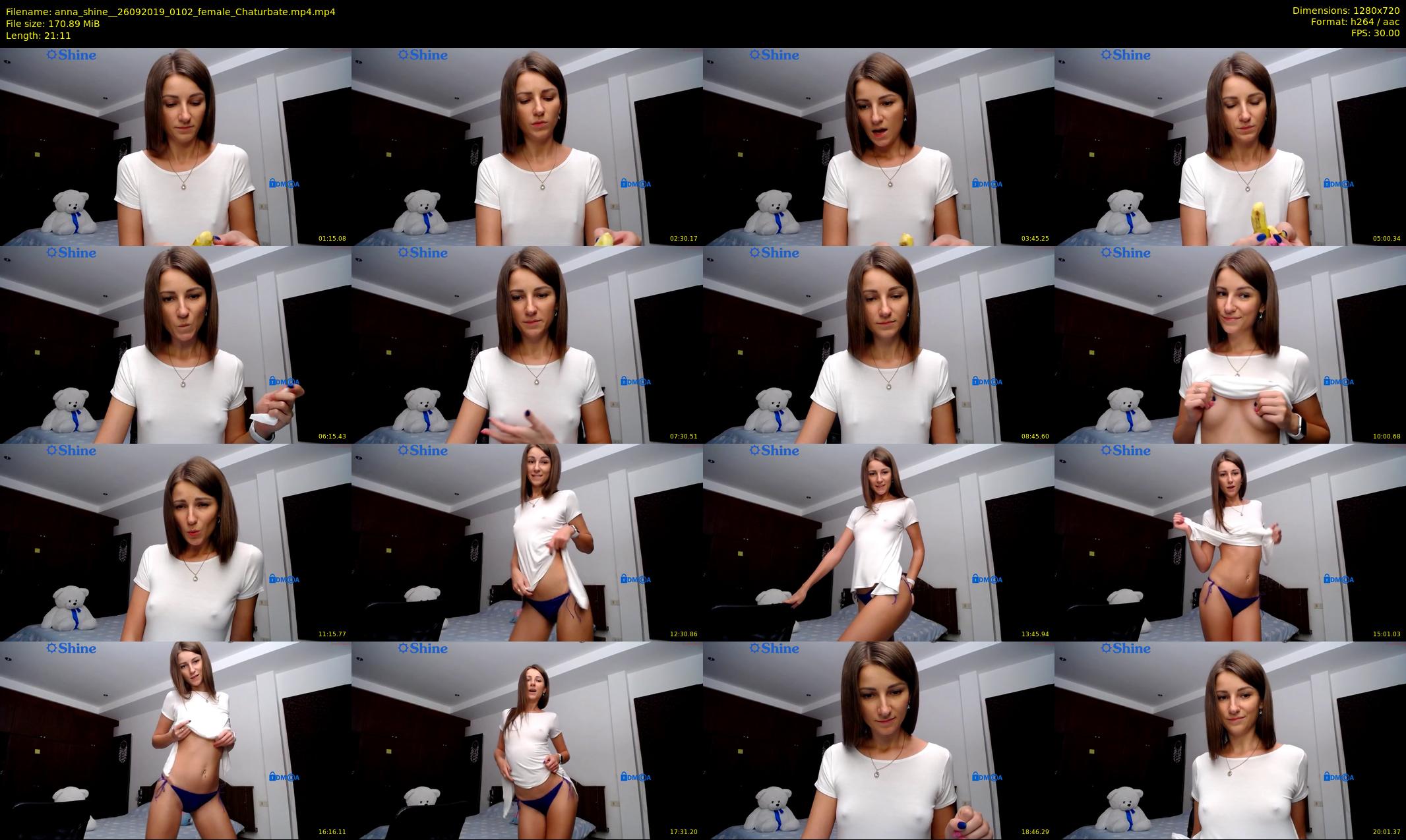 anna_shine_ — 22 minute Chaturbate female cam show recording, 720p, Sep 26, 2019