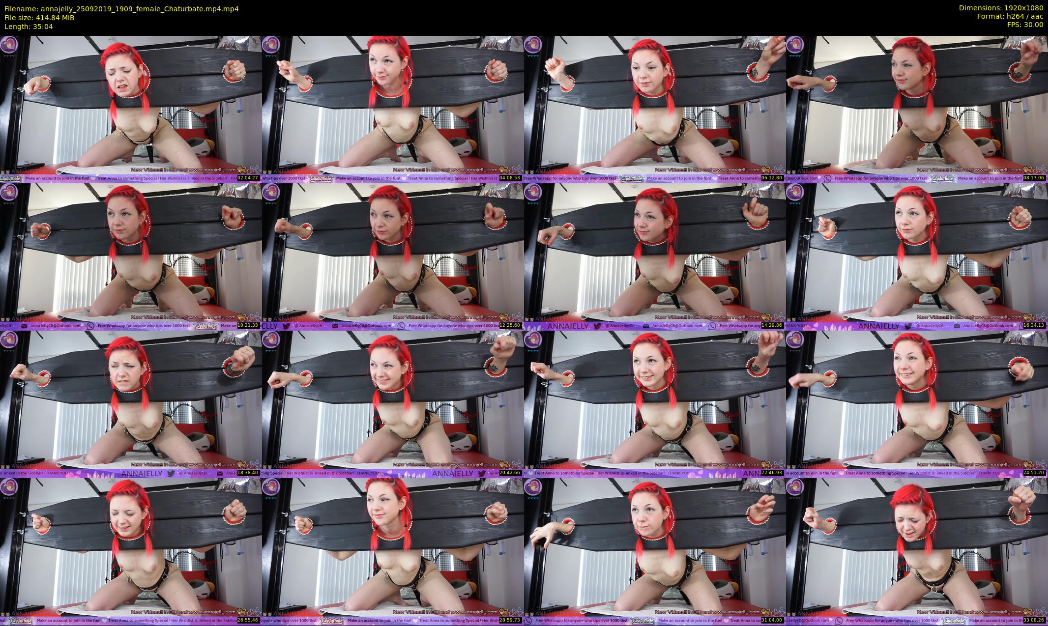 annajelly — 36 minute Chaturbate couple cam show recording, 1080p, Sep 25, 2019