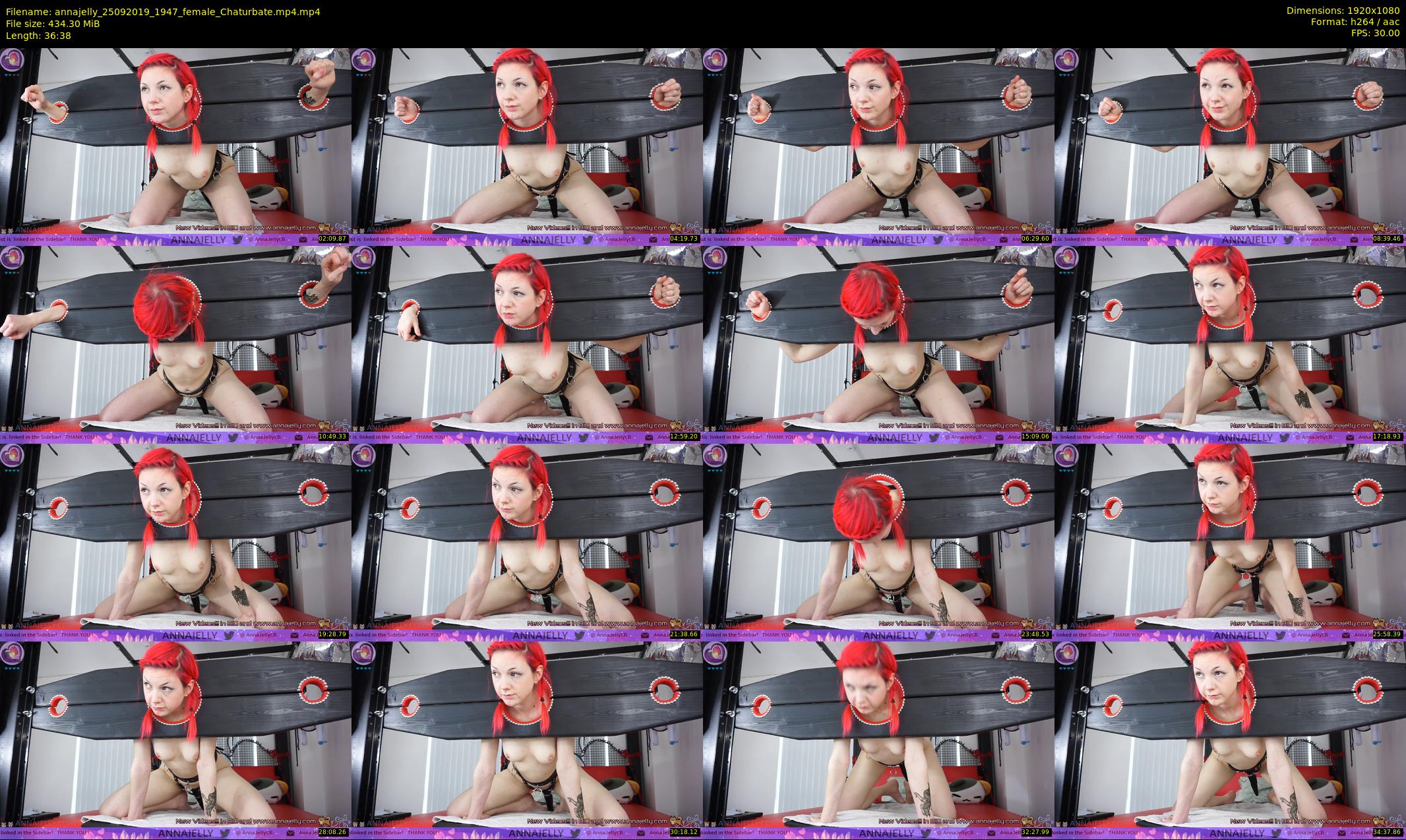 annajelly — 37 minute Chaturbate couple cam show recording, 1080p, Sep 25, 2019