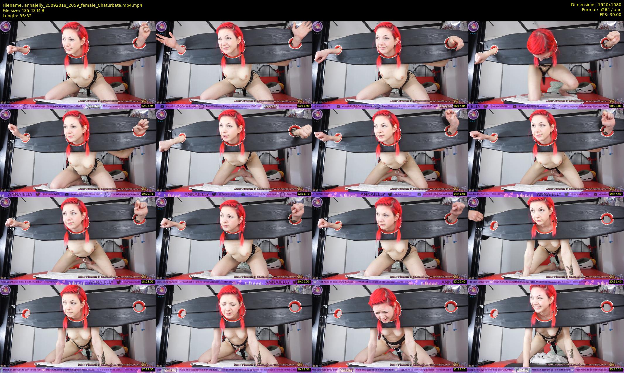 annajelly — 36 minute Chaturbate couple cam show recording, 1080p, Sep 25, 2019