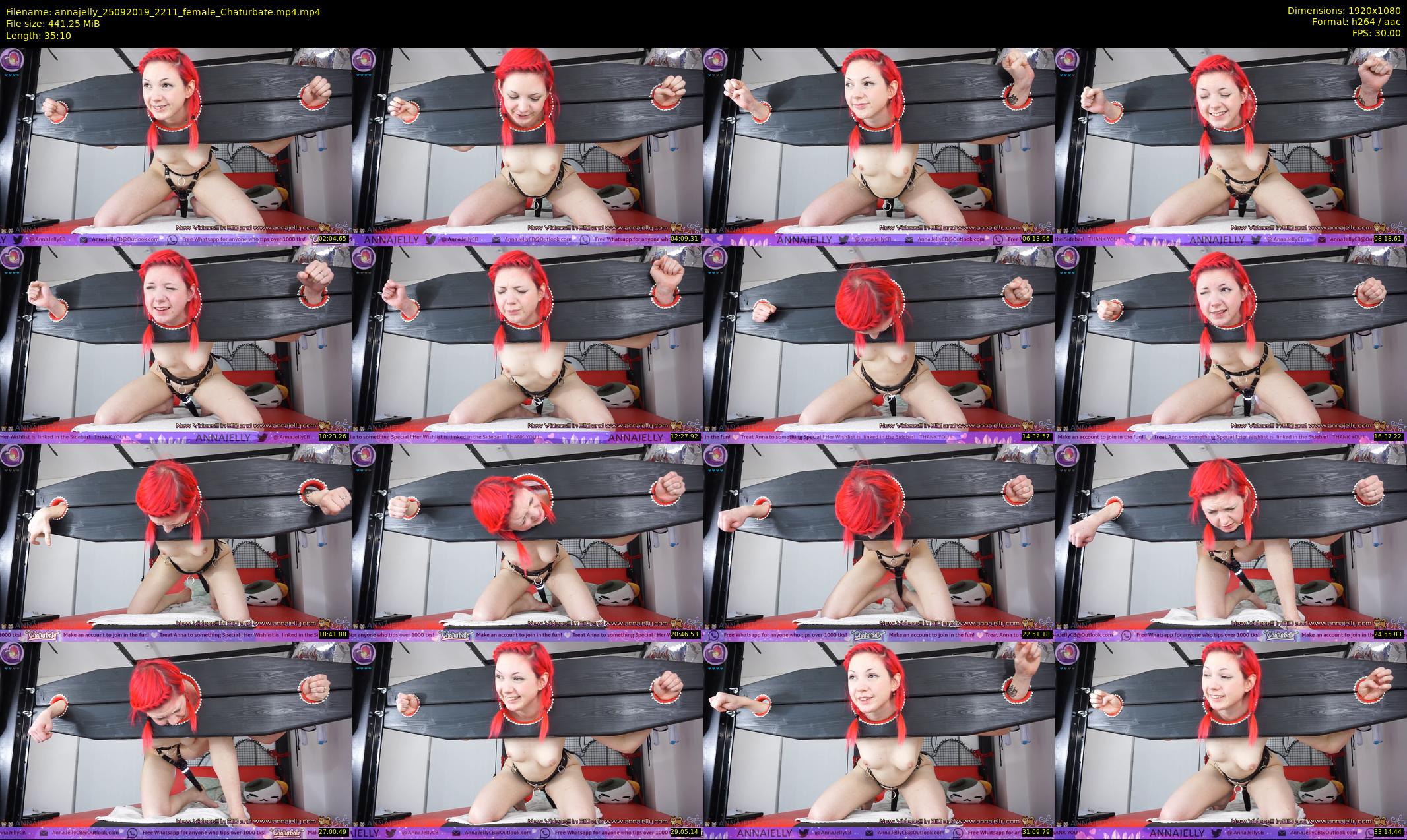 annajelly — 36 minute Chaturbate couple cam show recording, 1080p, Sep 25, 2019