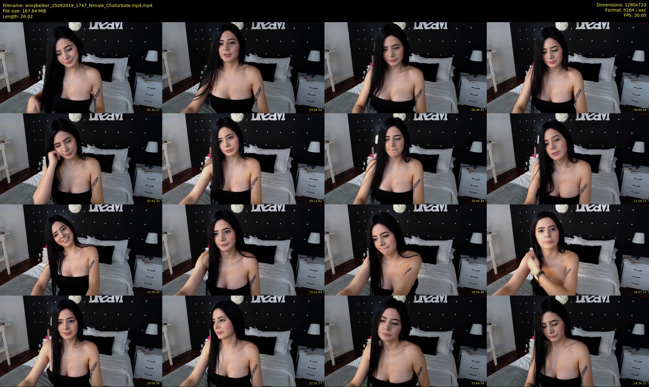 annybeiker — 27 minute Chaturbate female cam show recording, 720p, Sep 25, 2019