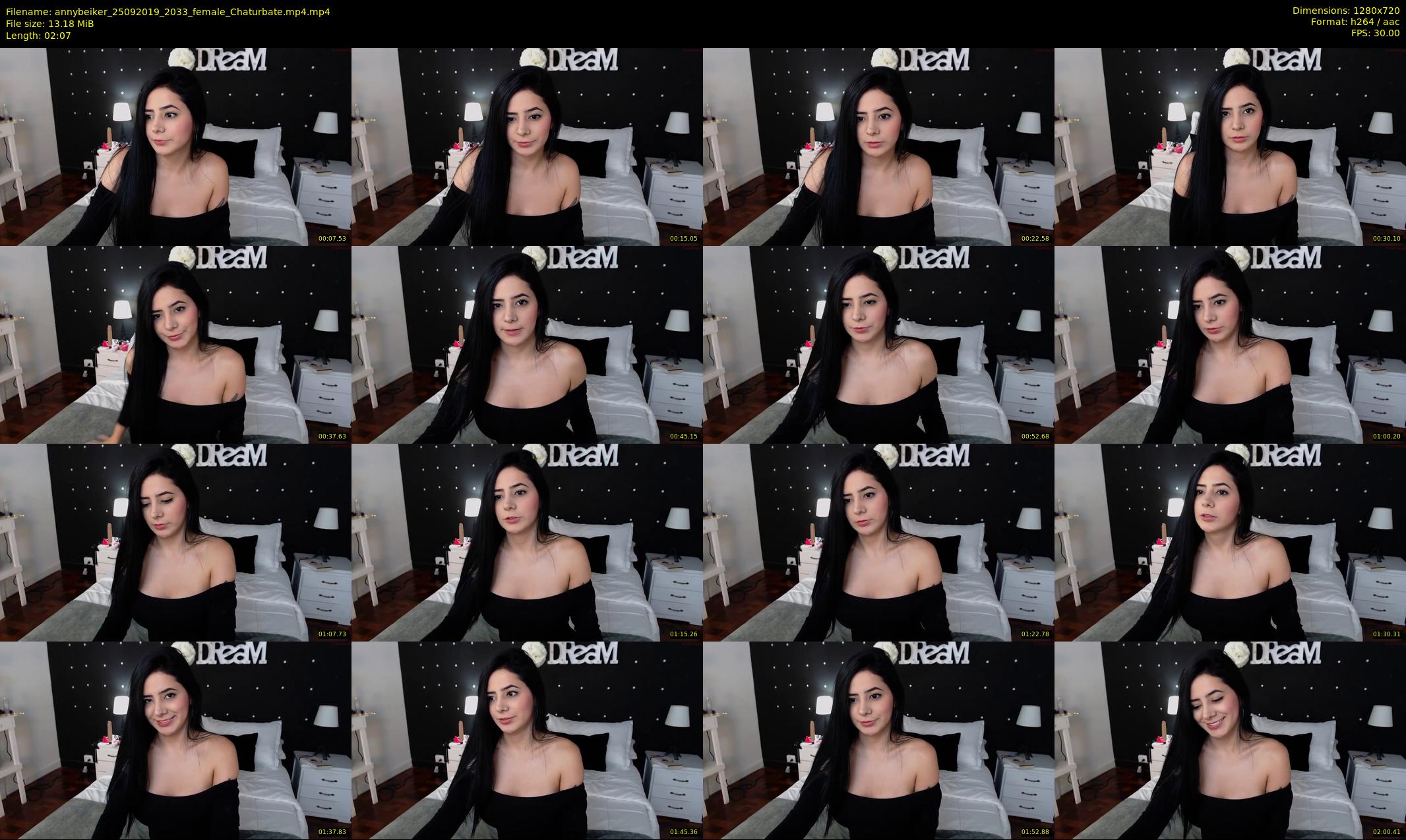 annybeiker — 3 minute Chaturbate female cam show recording, 720p, Sep 25, 2019
