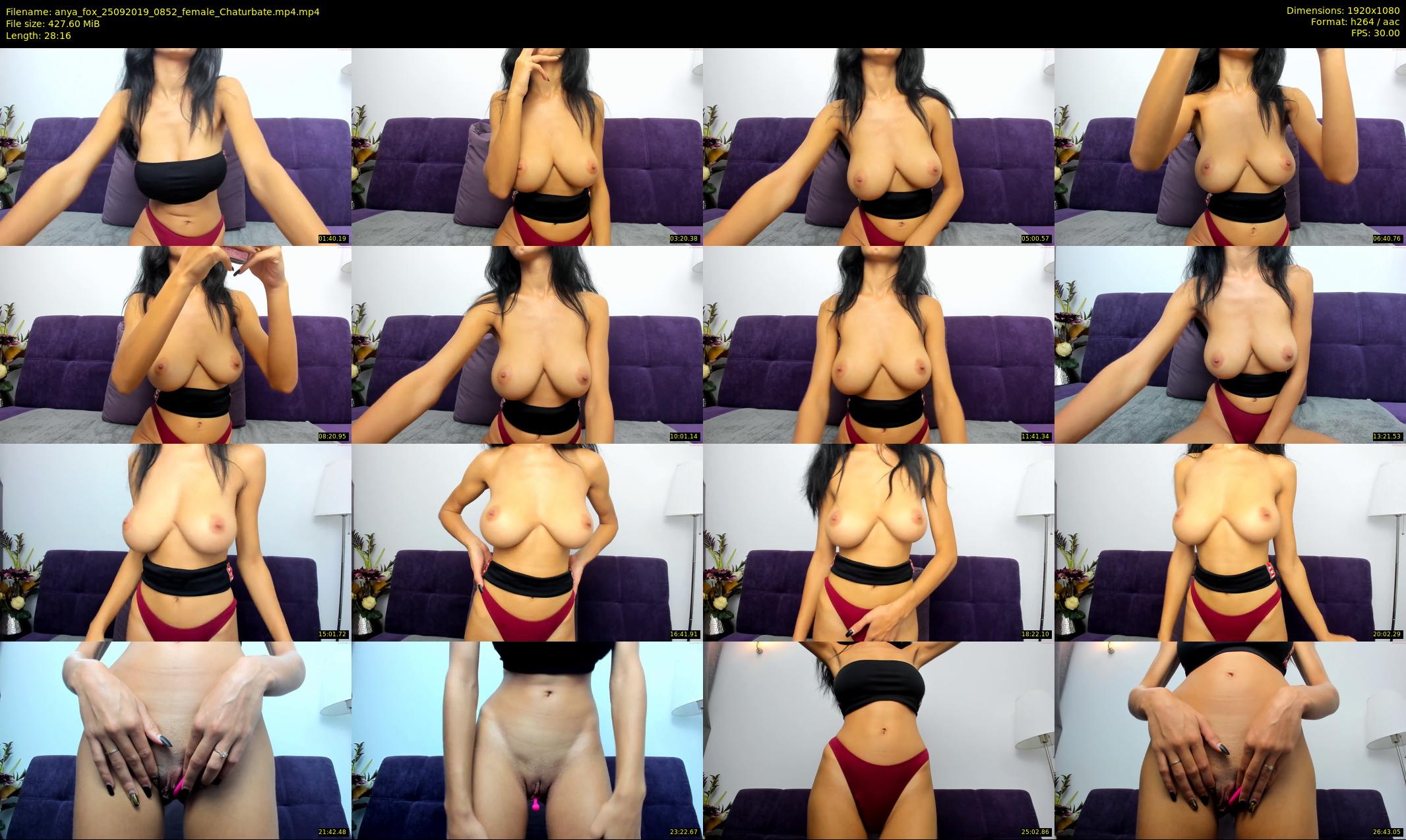 anya_fox — 29 minute Chaturbate female cam show recording, 1080p, Sep 25, 2019