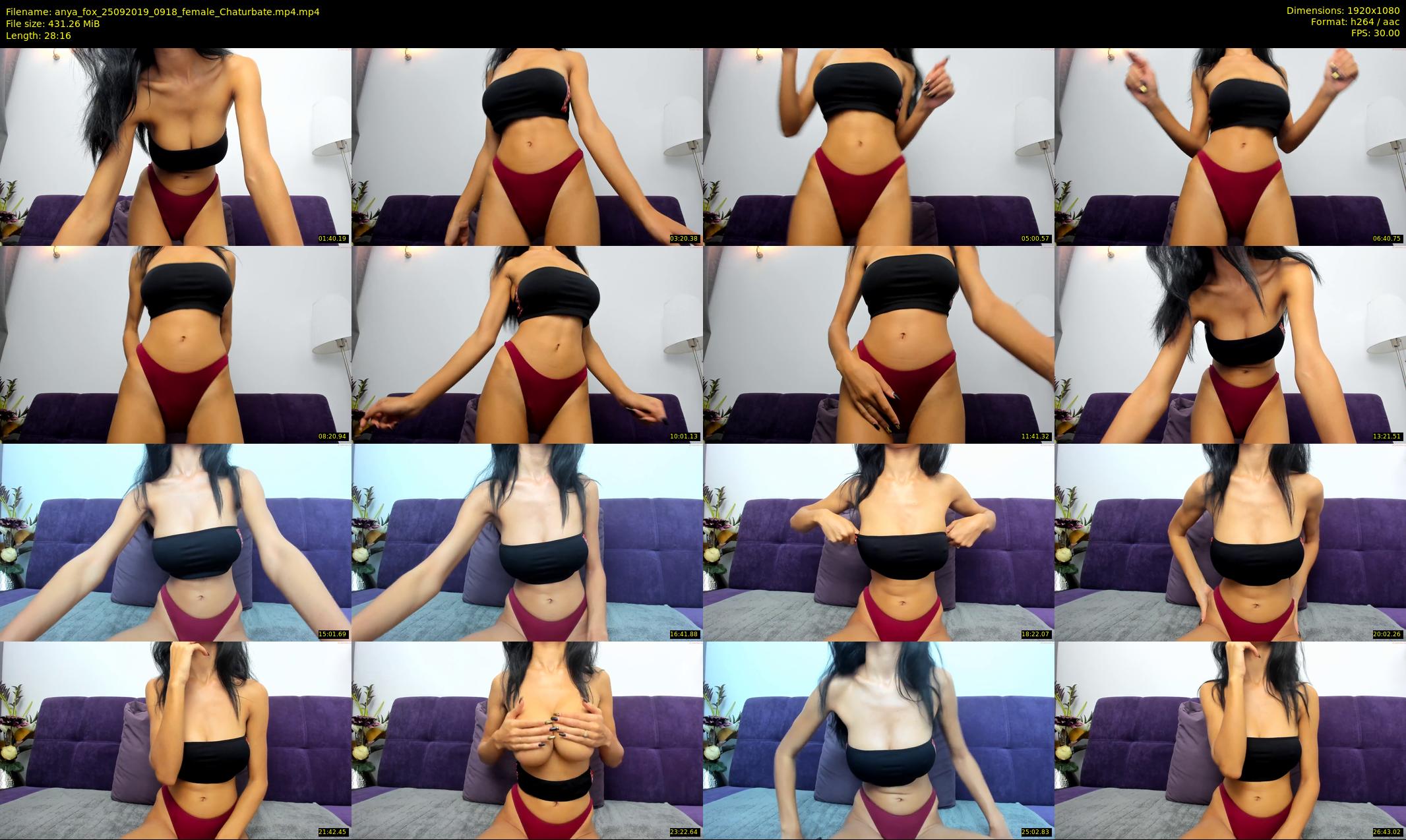 anya_fox — 29 minute Chaturbate female cam show recording, 1080p, Sep 25, 2019
