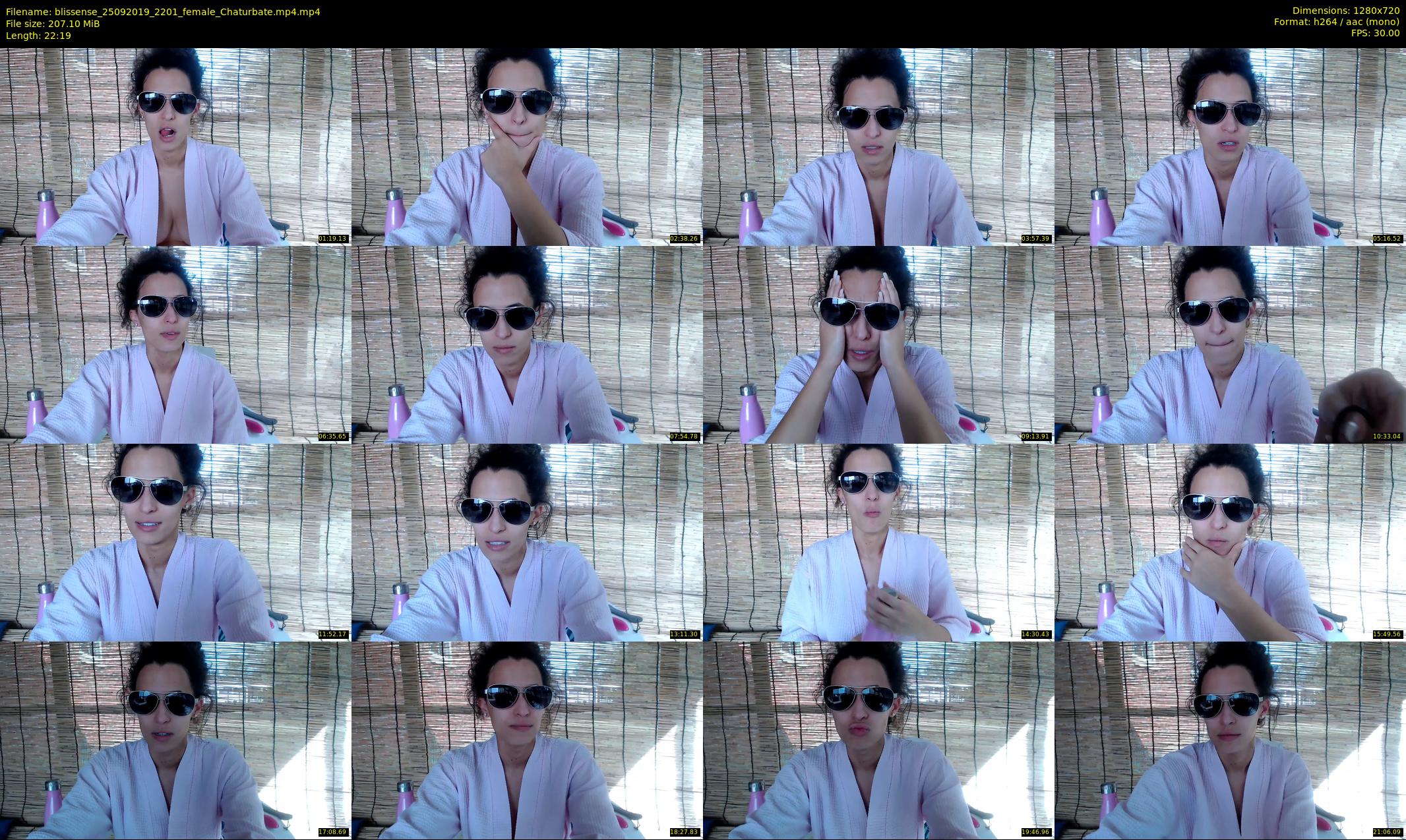 blissense — 23 minute Chaturbate female cam show recording, 720p, Sep 25, 2019