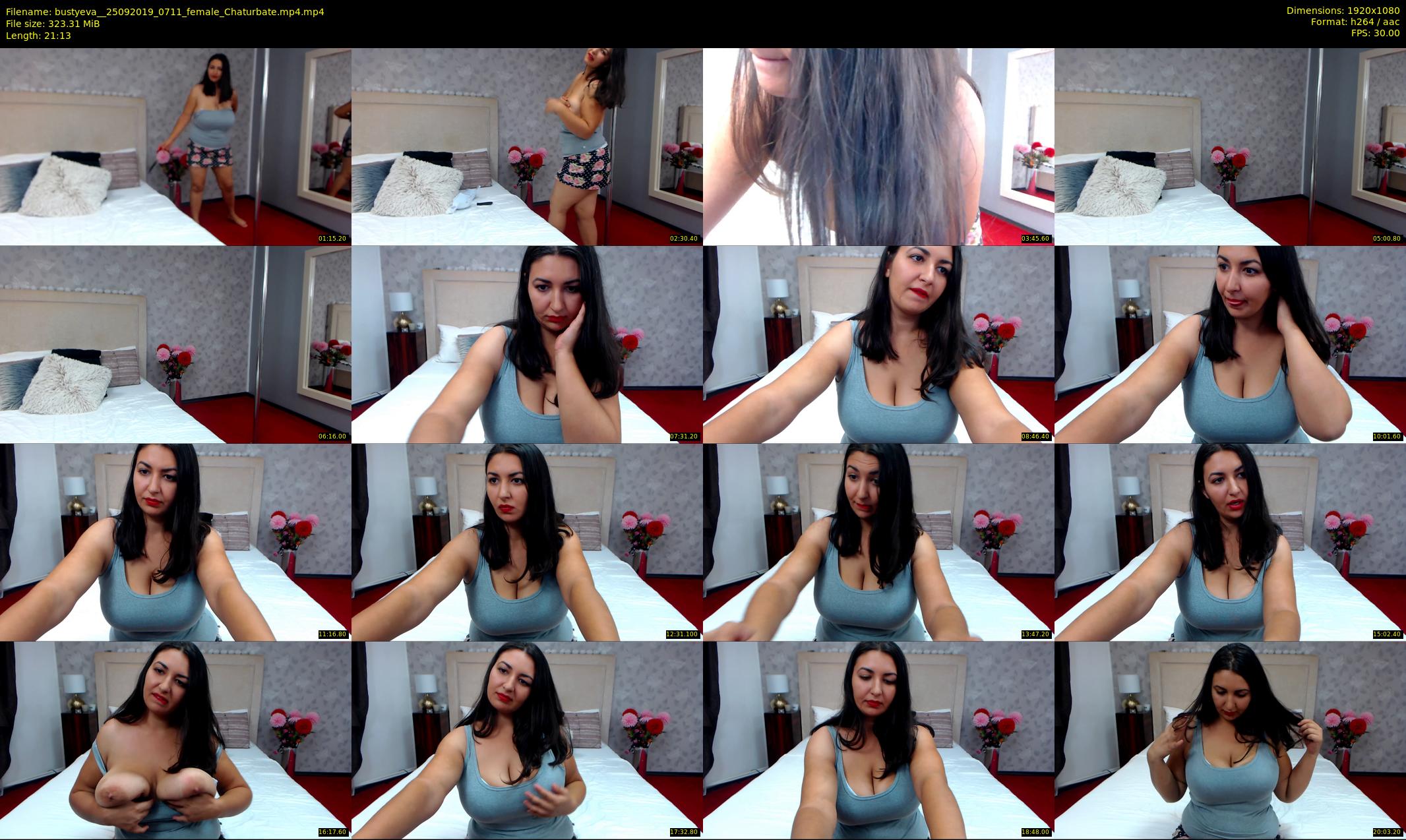 bustyeva_ — 22 minute Chaturbate female cam show recording, 1080p, Sep 25, 2019