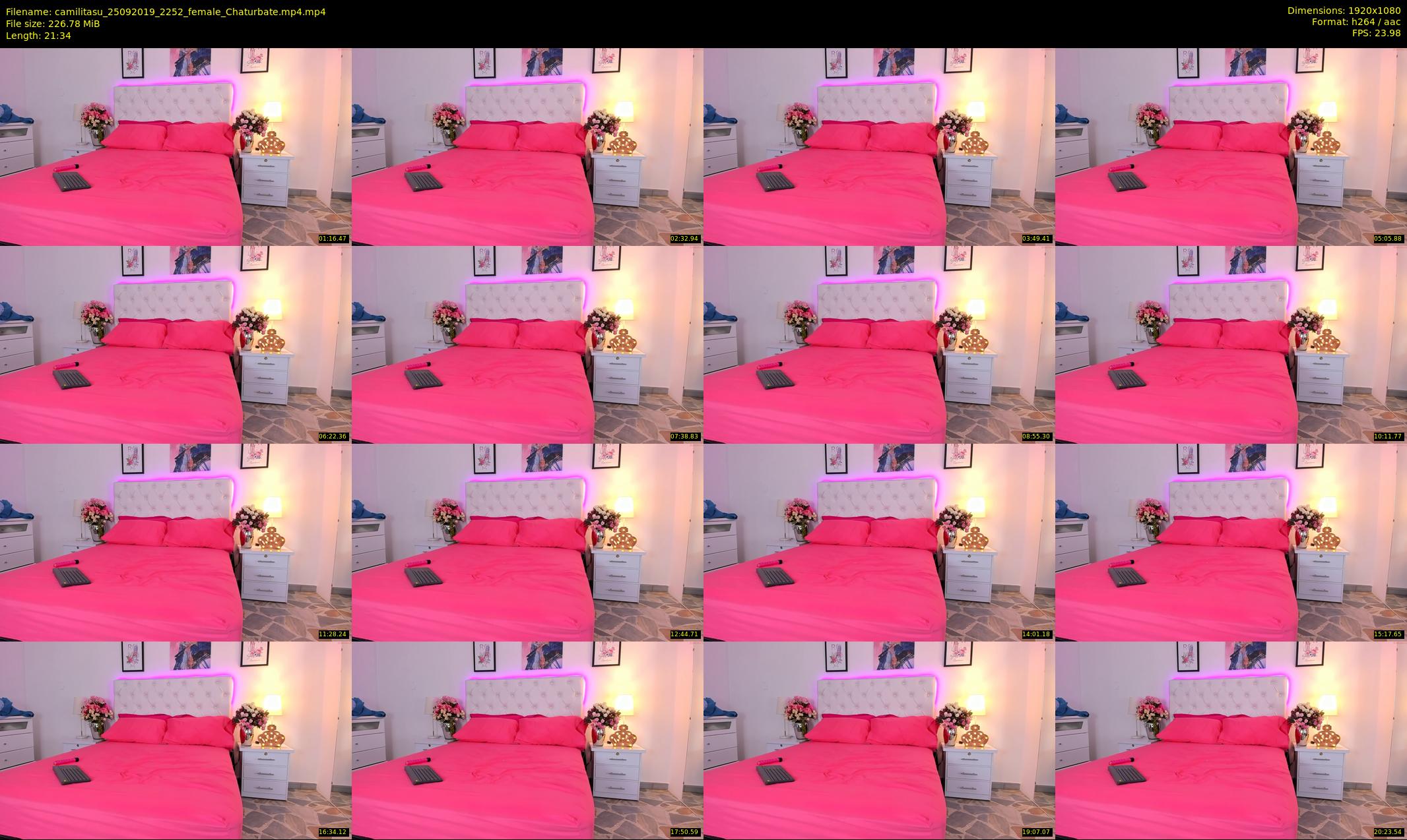 camilitasu — 22 minute Chaturbate female cam show recording, 1080p, Sep 25, 2019
