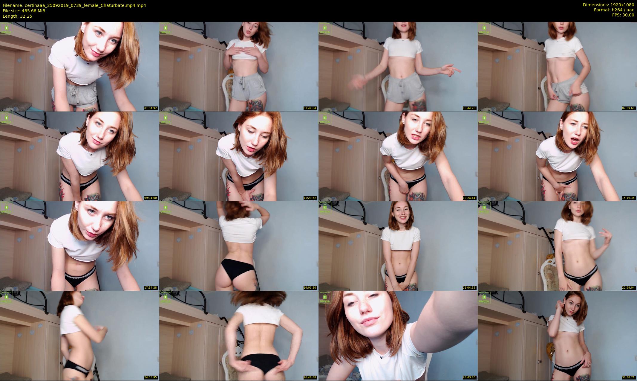 certinaaa — 33 minute Chaturbate female cam show recording, 1080p, Sep 25, 2019