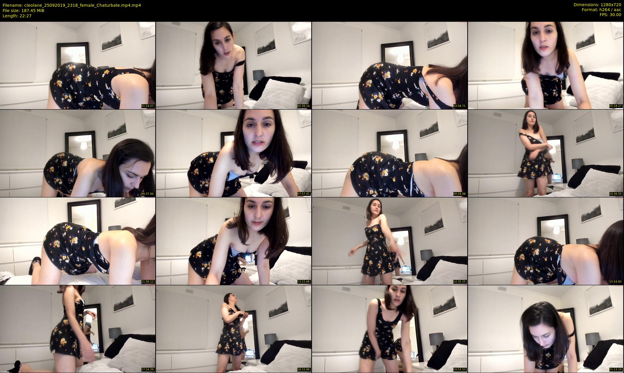 cleolane — 23 minute Chaturbate female cam show recording, 720p, Sep 25, 2019
