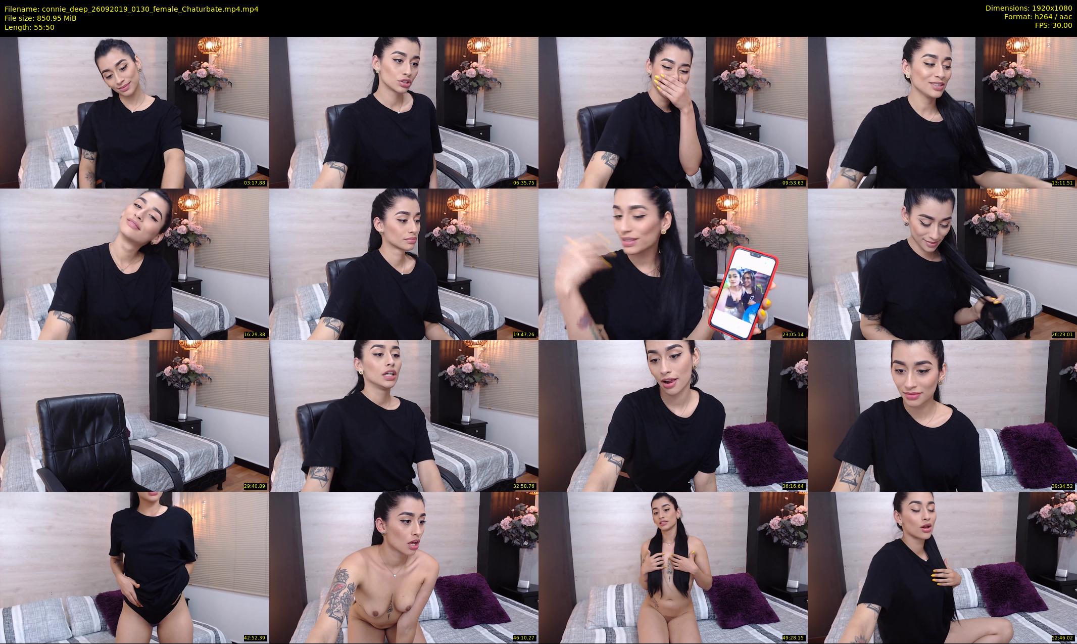 connie_deep — 56 minute Chaturbate female cam show recording, 1080p, Sep 26, 2019