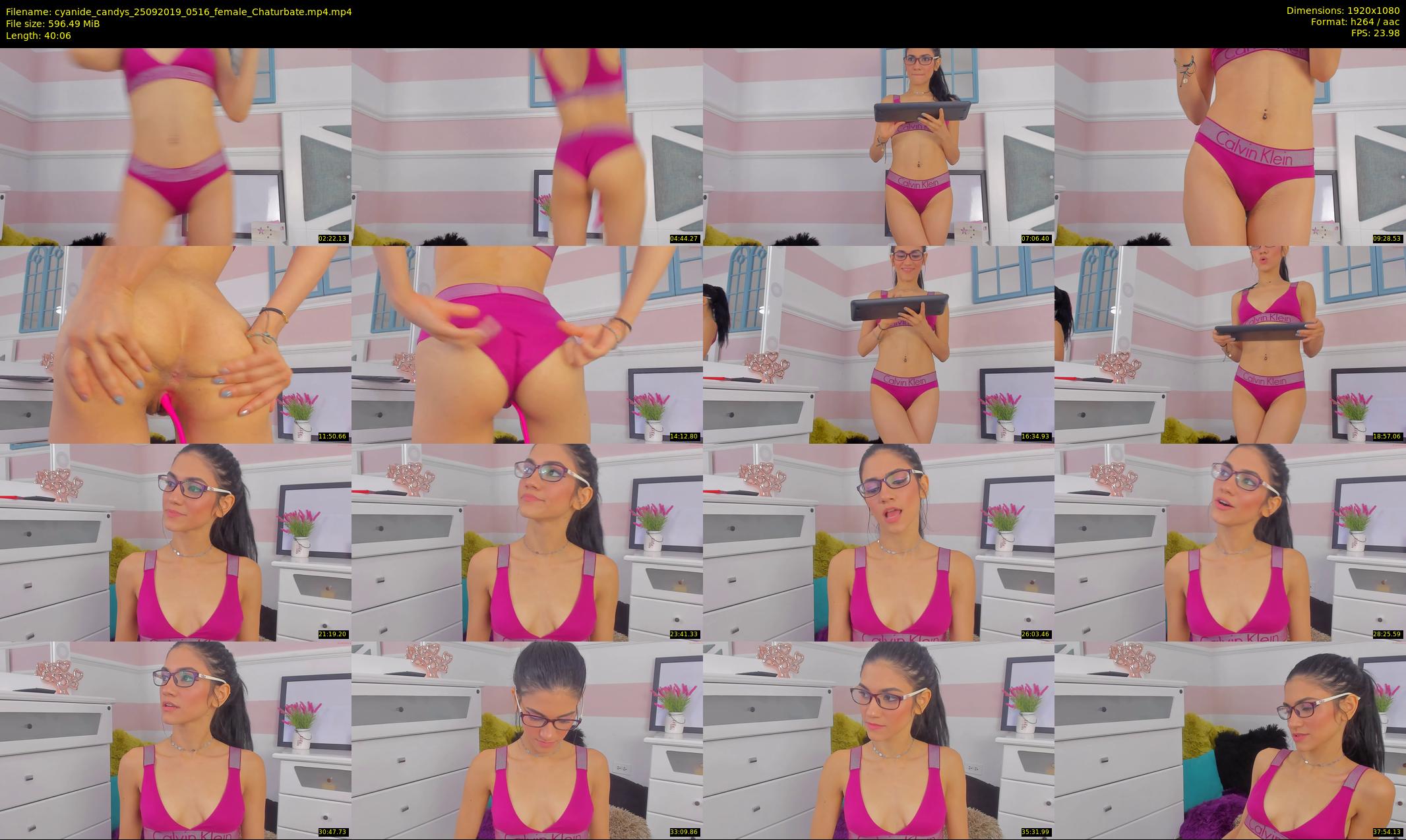 cyanide_candys — 41 minute Chaturbate female cam show recording, 1080p, Sep 25, 2019