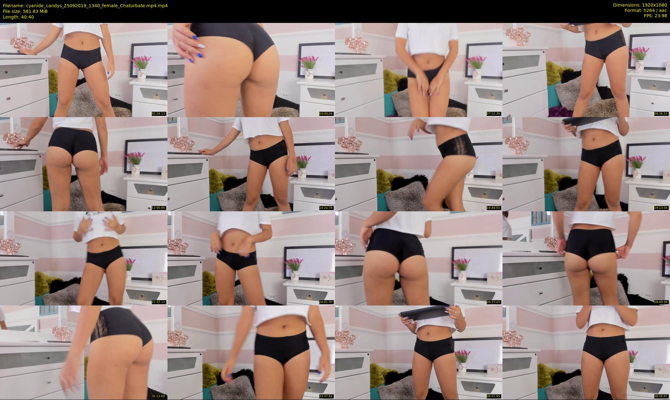 cyanide_candys — 41 minute Chaturbate female cam show recording, 1080p, Sep 25, 2019