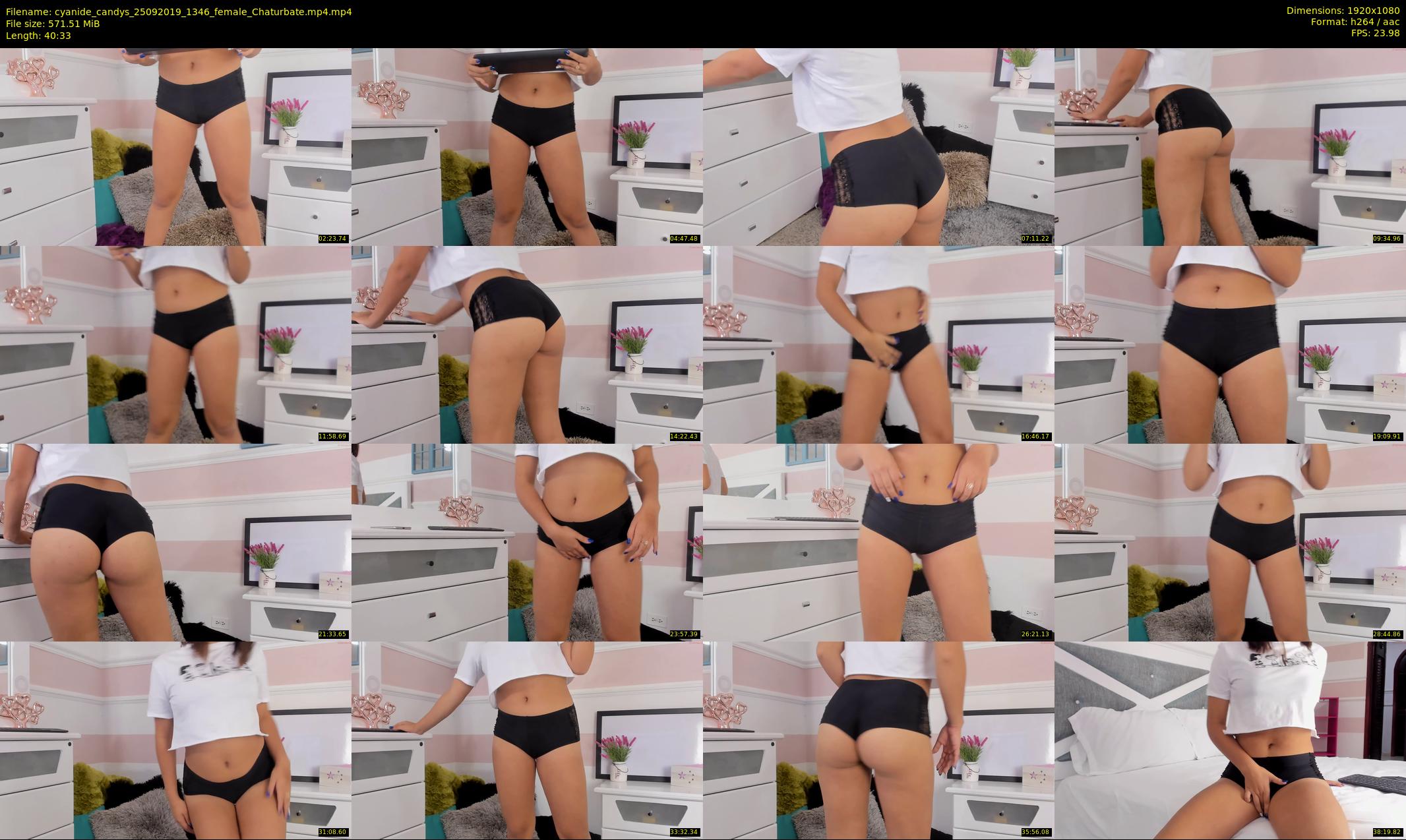 cyanide_candys — 41 minute Chaturbate female cam show recording, 1080p, Sep 25, 2019