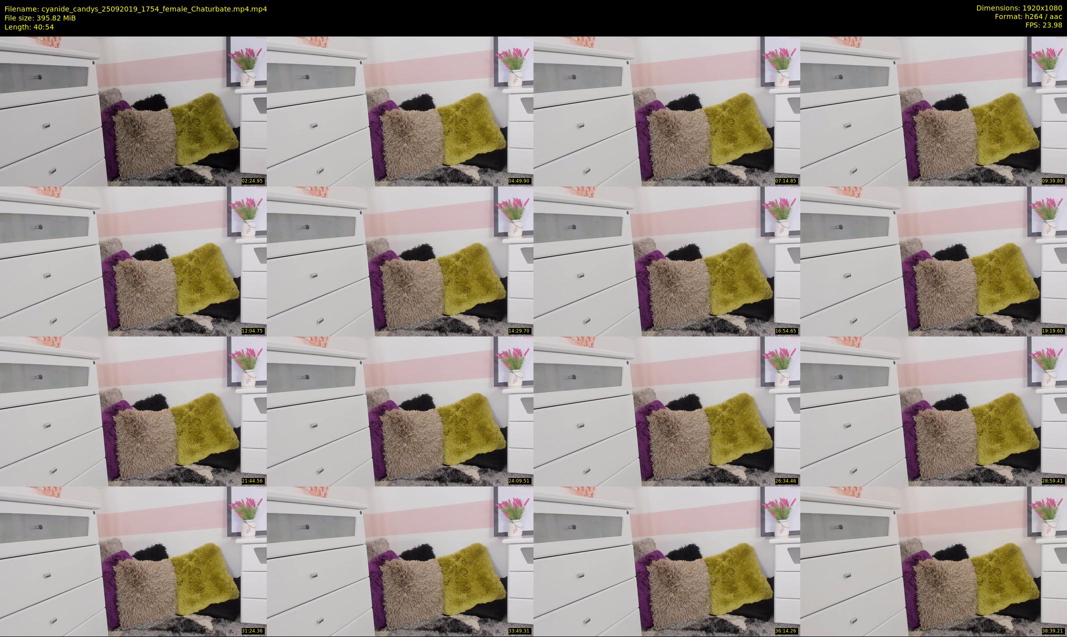 cyanide_candys — 41 minute Chaturbate female cam show recording, 1080p, Sep 25, 2019