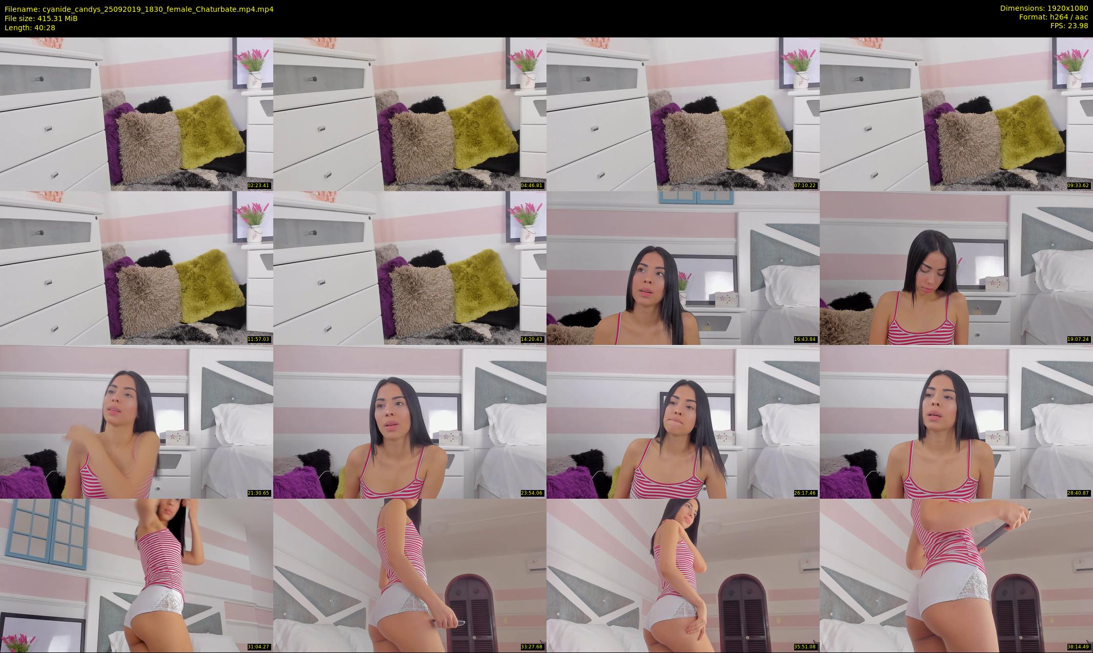 cyanide_candys — 41 minute Chaturbate female cam show recording, 1080p, Sep 25, 2019