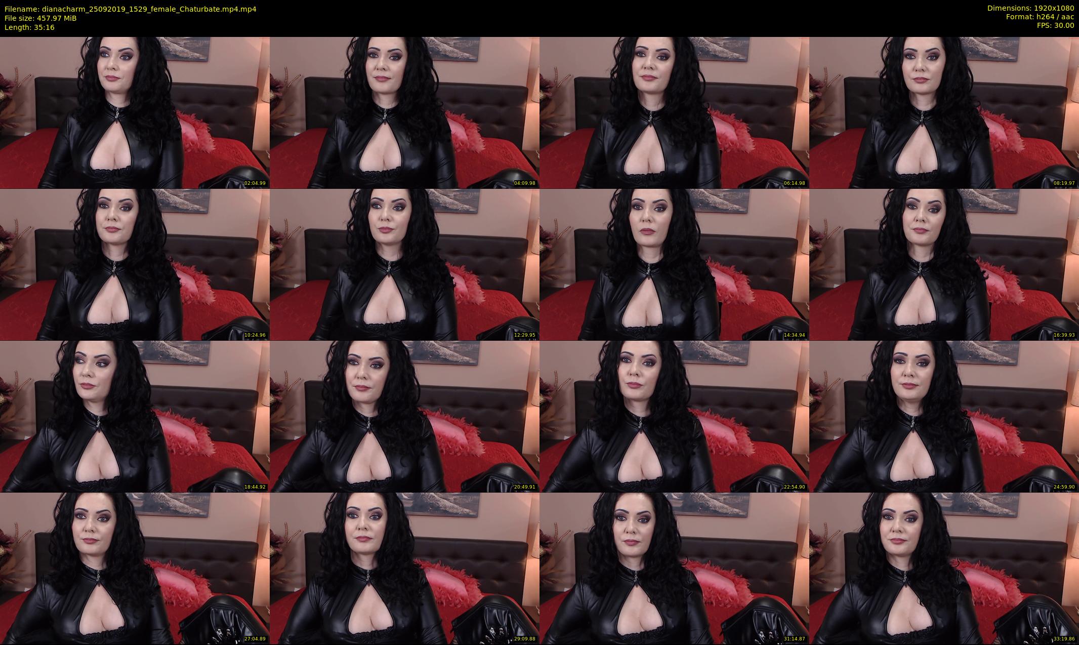 dianacharm — 36 minute Chaturbate female cam show recording, 1080p, Sep 25, 2019