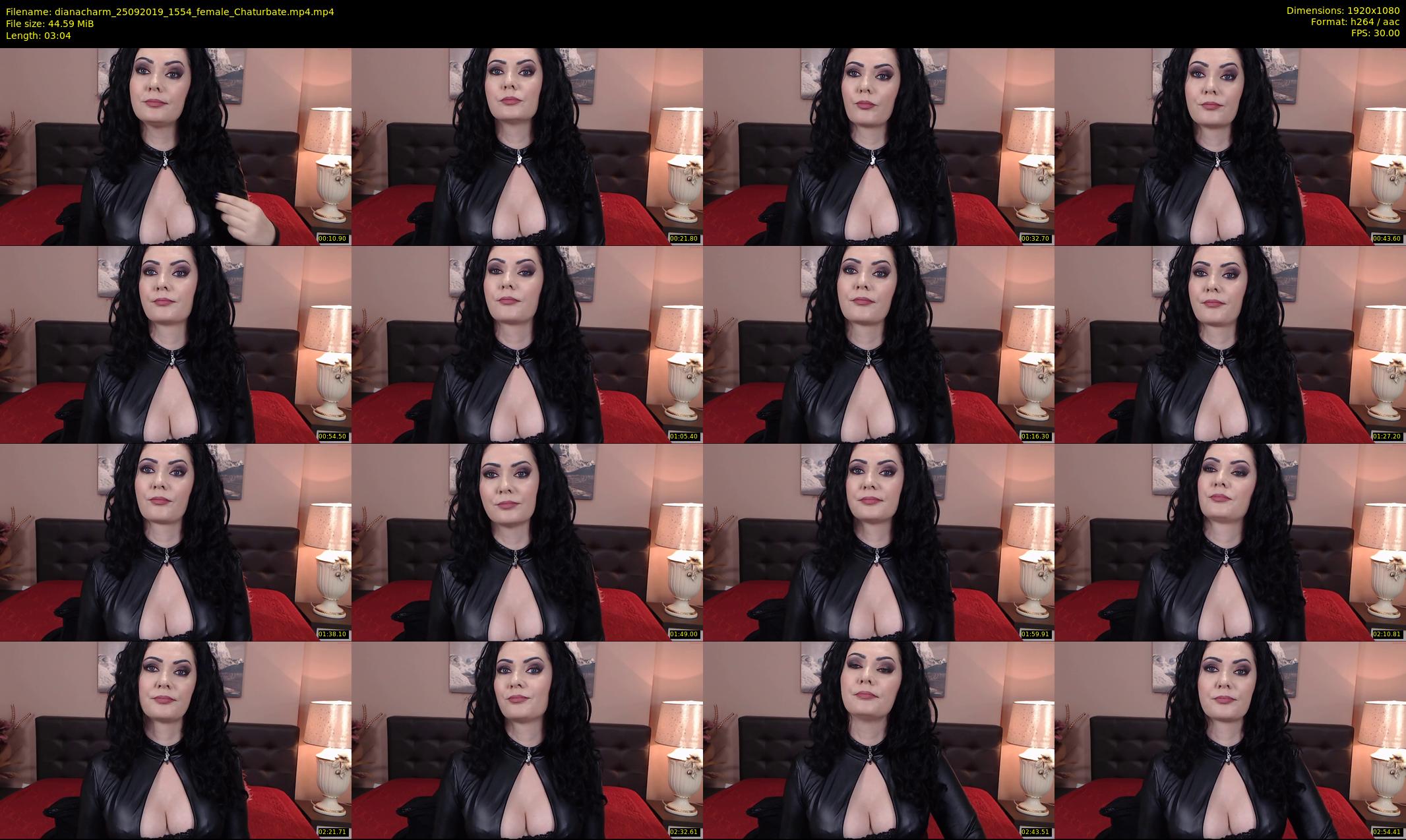 dianacharm — 4 minute Chaturbate female cam show recording, 1080p, Sep 25, 2019