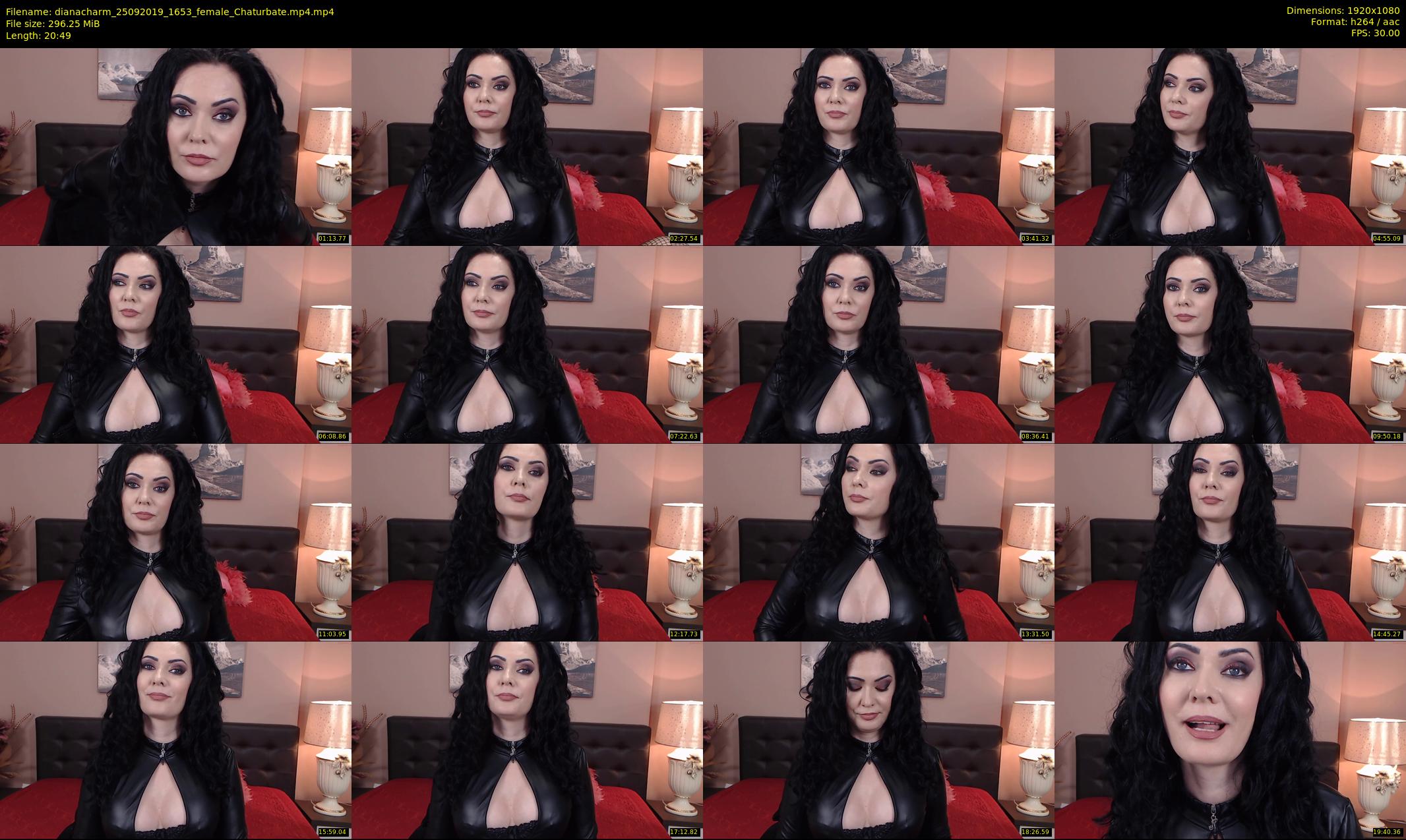 dianacharm — 21 minute Chaturbate female cam show recording, 1080p, Sep 25, 2019