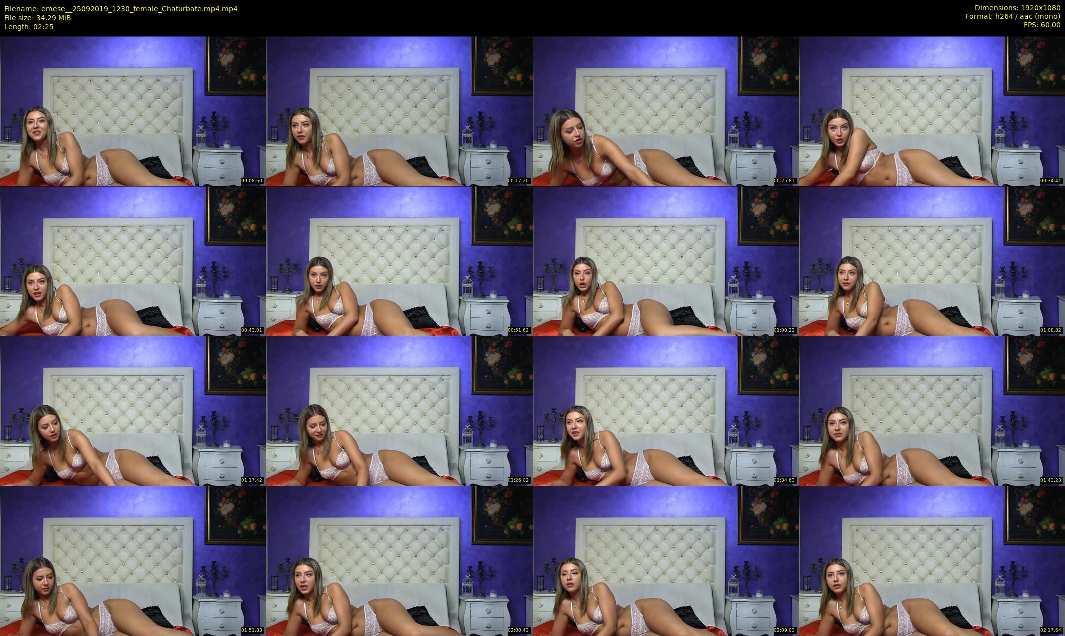 emese_ — 3 minute Chaturbate female cam show recording, 1080p, Sep 25, 2019