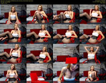 hornygirllx — 30 minute Chaturbate female cam show recording, 480p, Sep 25, 2019