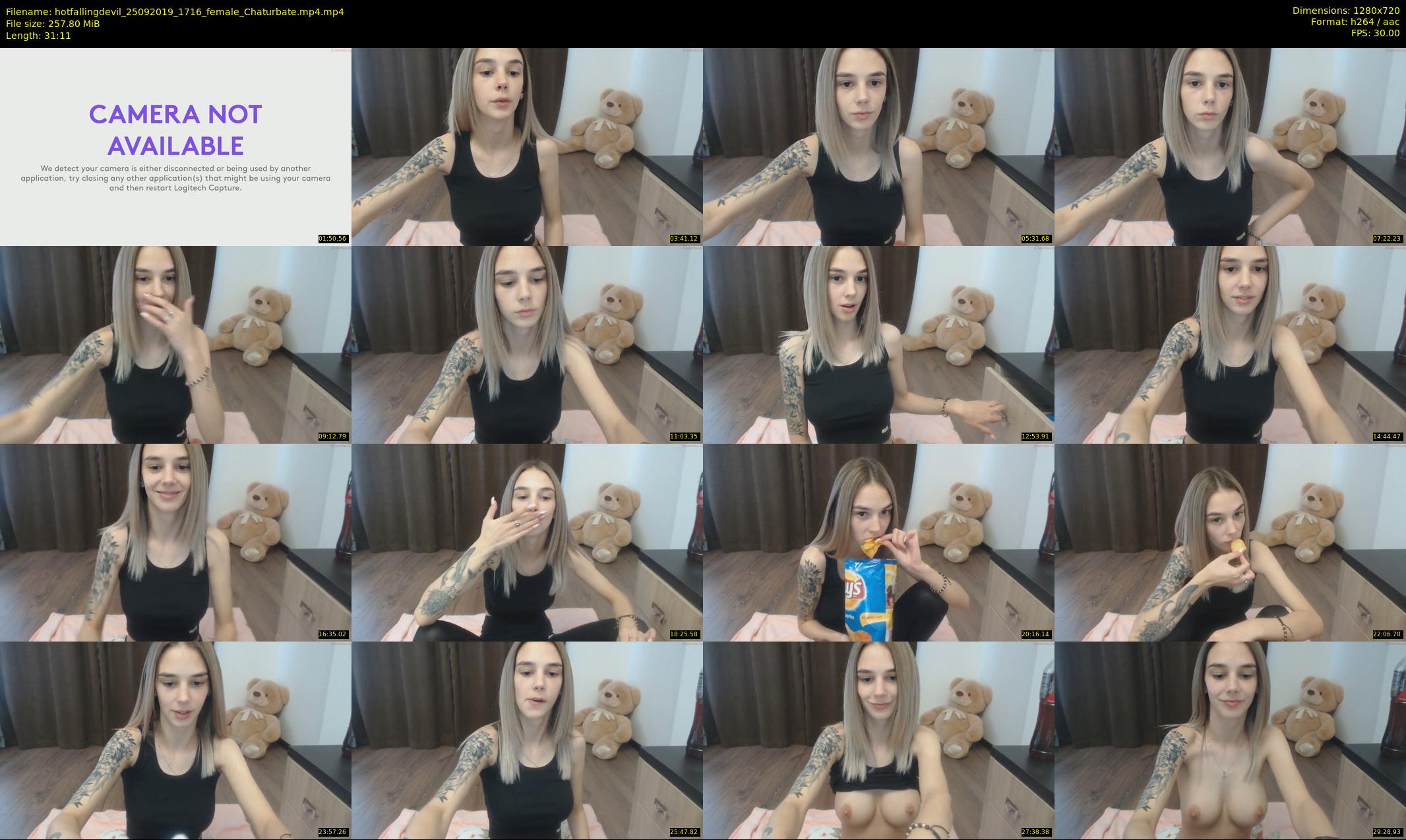 hotfallingdevil — 32 minute Chaturbate female cam show recording, 720p, Sep 25, 2019