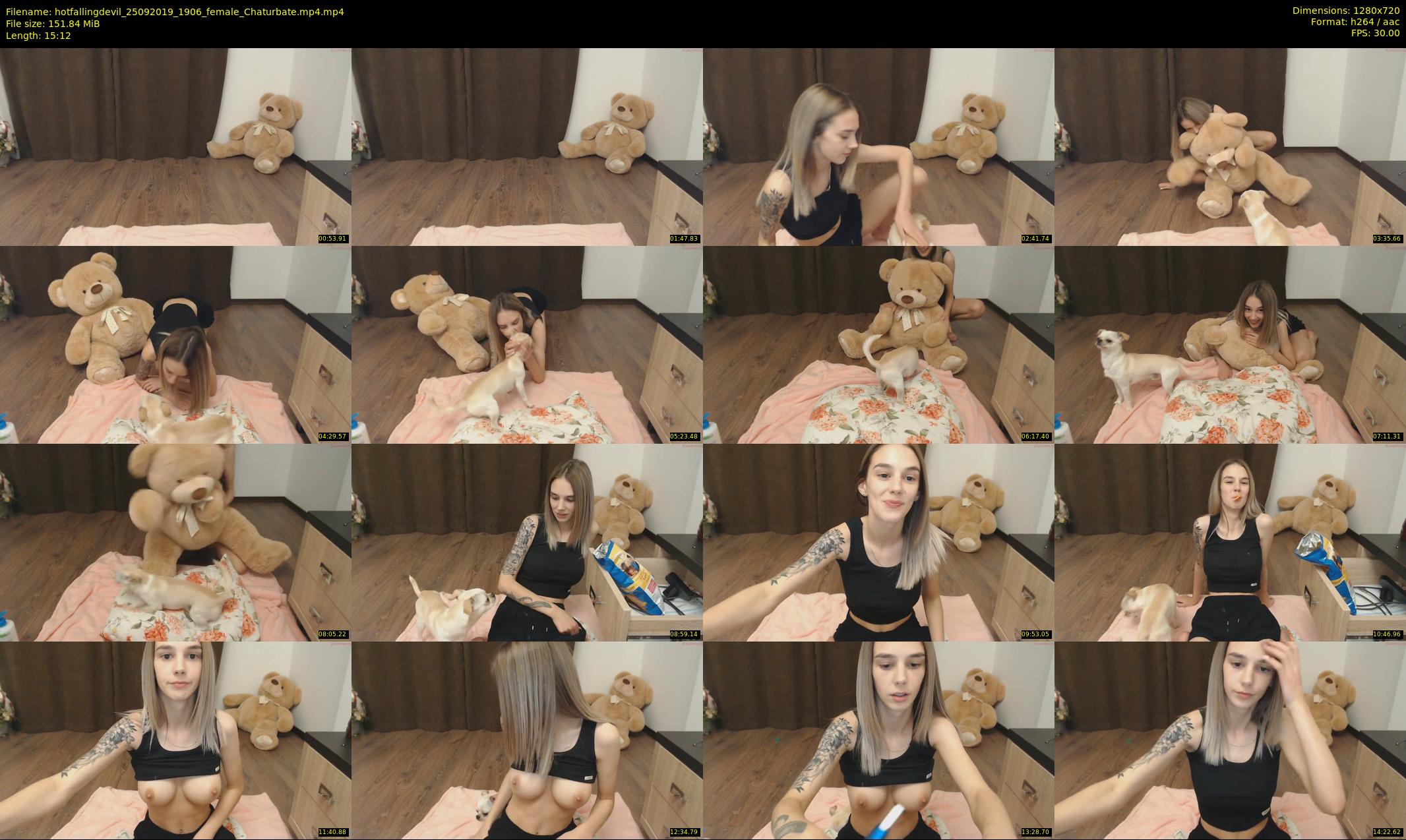 hotfallingdevil — 16 minute Chaturbate female cam show recording, 720p, Sep 25, 2019