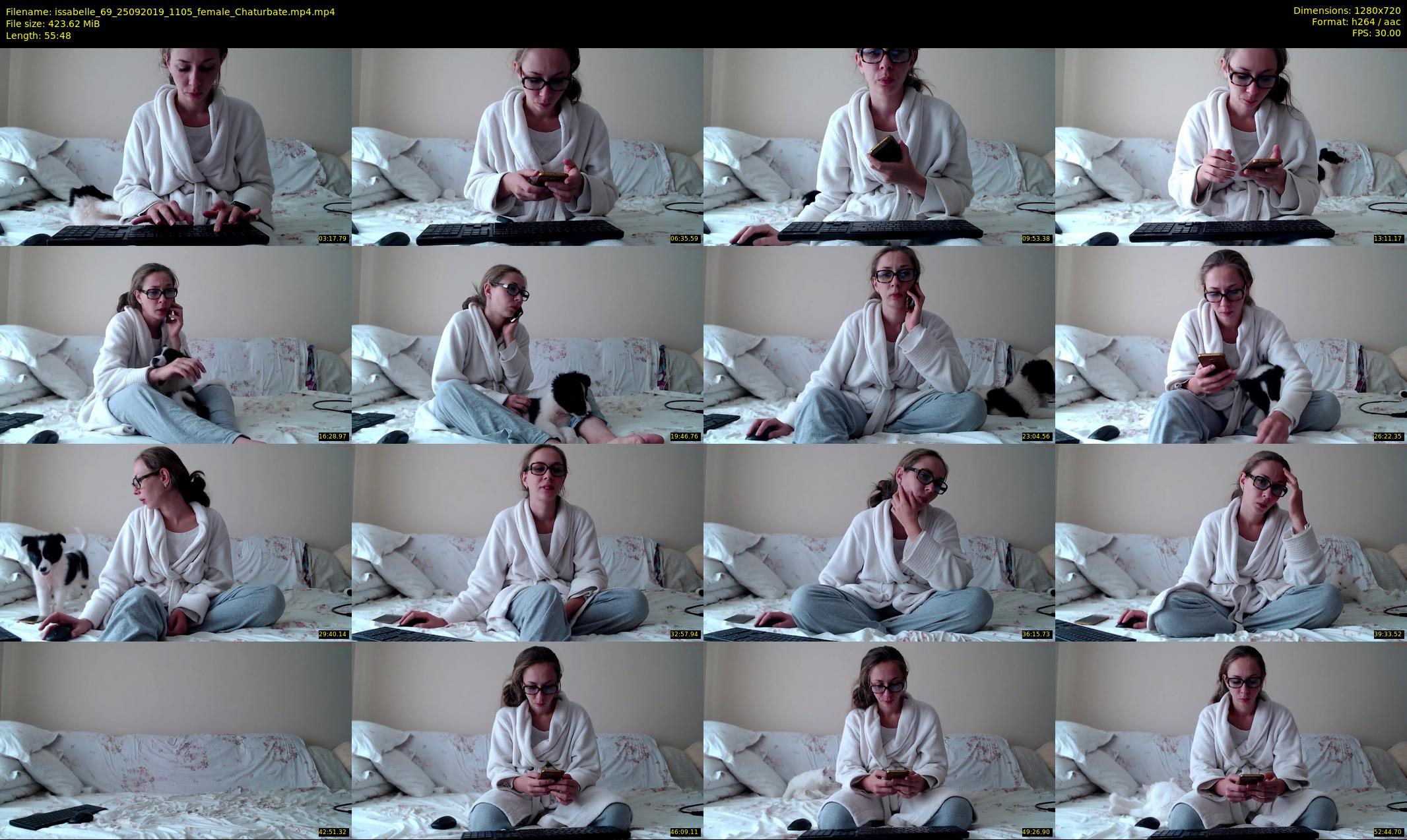 issabelle_69 — 56 minute Chaturbate couple cam show recording, 720p, Sep 25, 2019