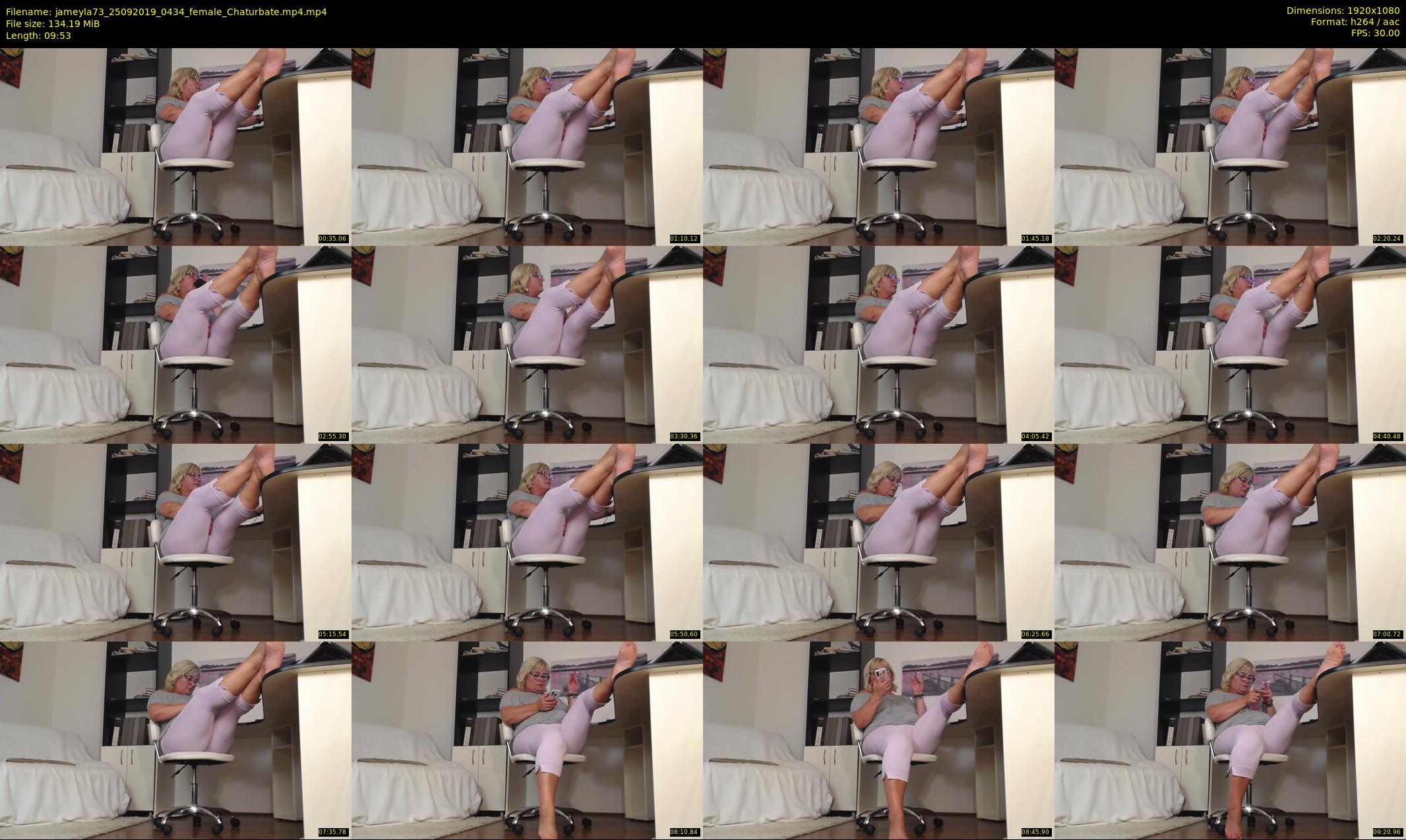 jameyla73 — 10 minute Chaturbate female cam show recording, 1080p, Sep 25, 2019