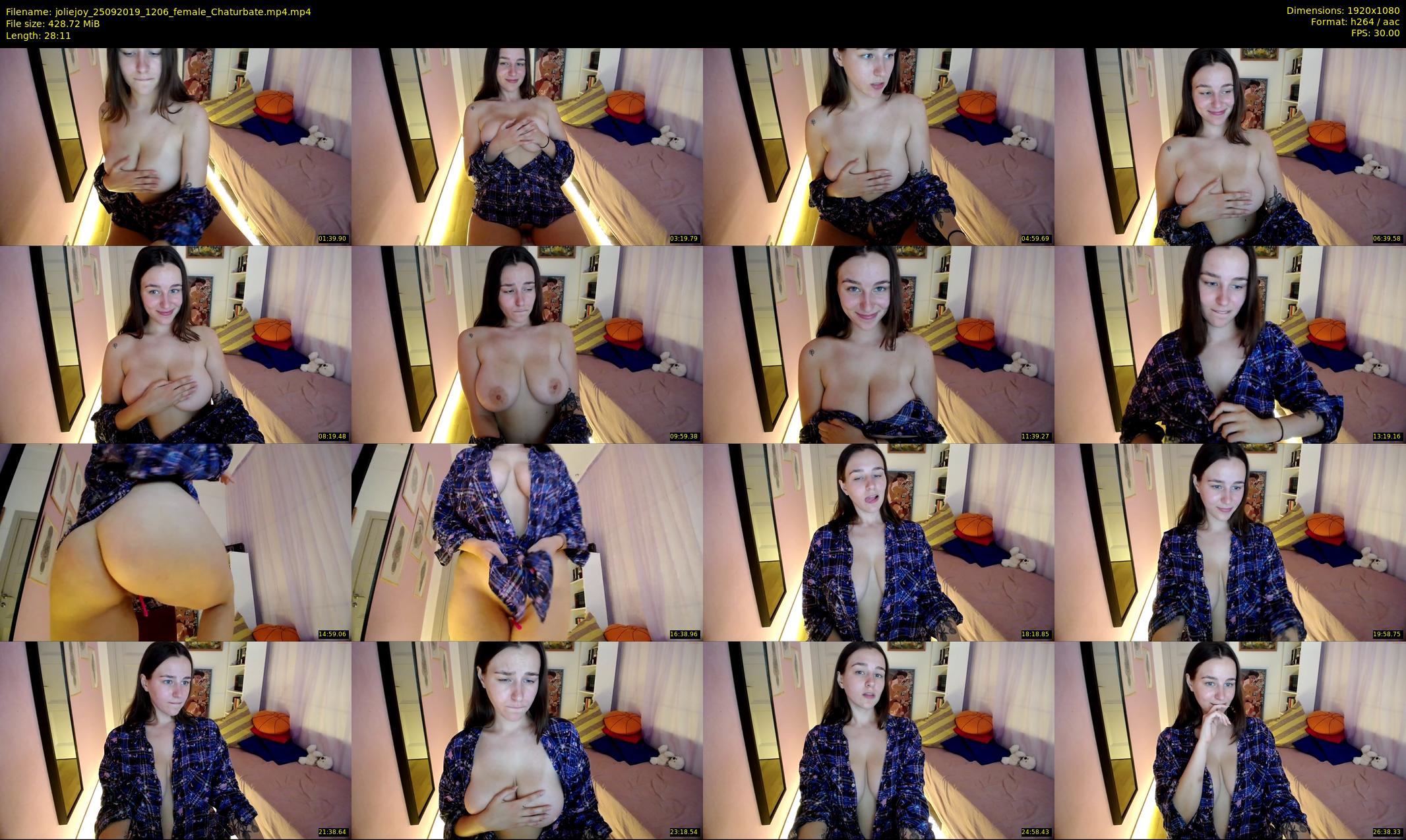 joliejoy — 29 minute Chaturbate female cam show recording, 1080p, Sep 25, 2019