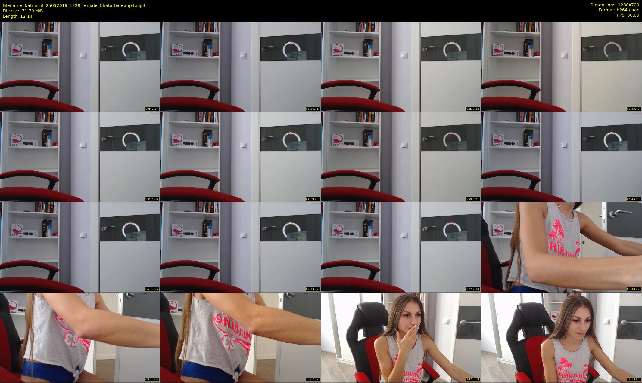 katrin_fit — 13 minute Chaturbate female cam show recording, 720p, Sep 25, 2019