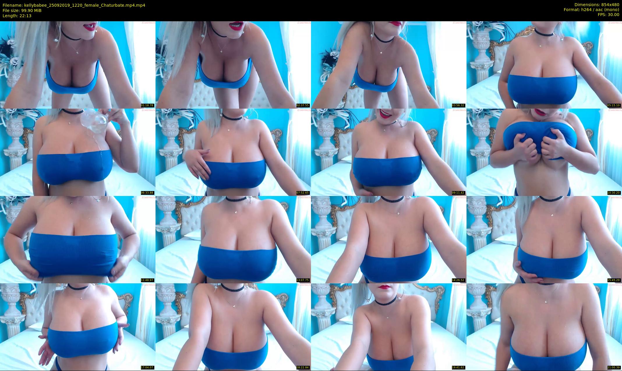 kellybabee — 23 minute Chaturbate female cam show recording, 480p, Sep 25, 2019