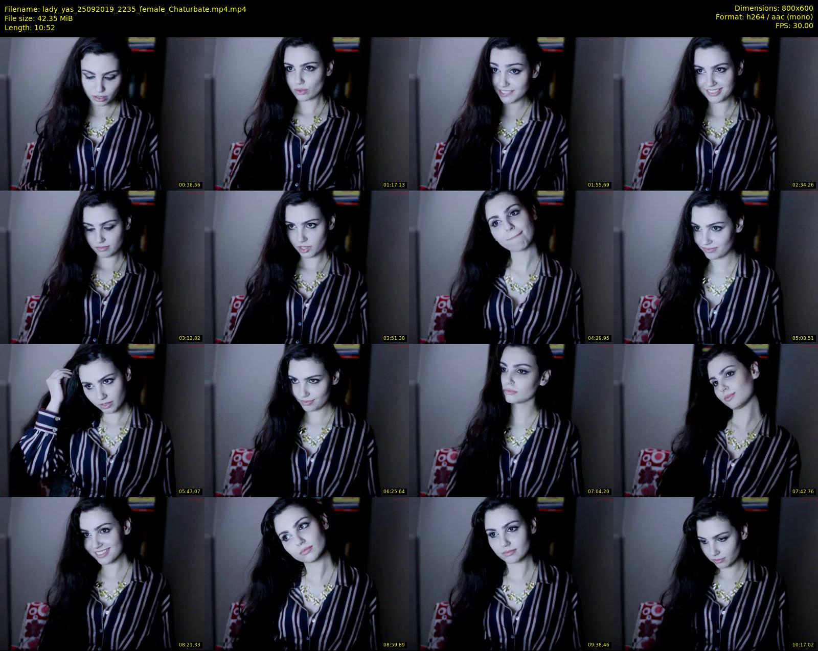 lady_yas — 11 minute Chaturbate female cam show recording, 480p, Sep 25, 2019