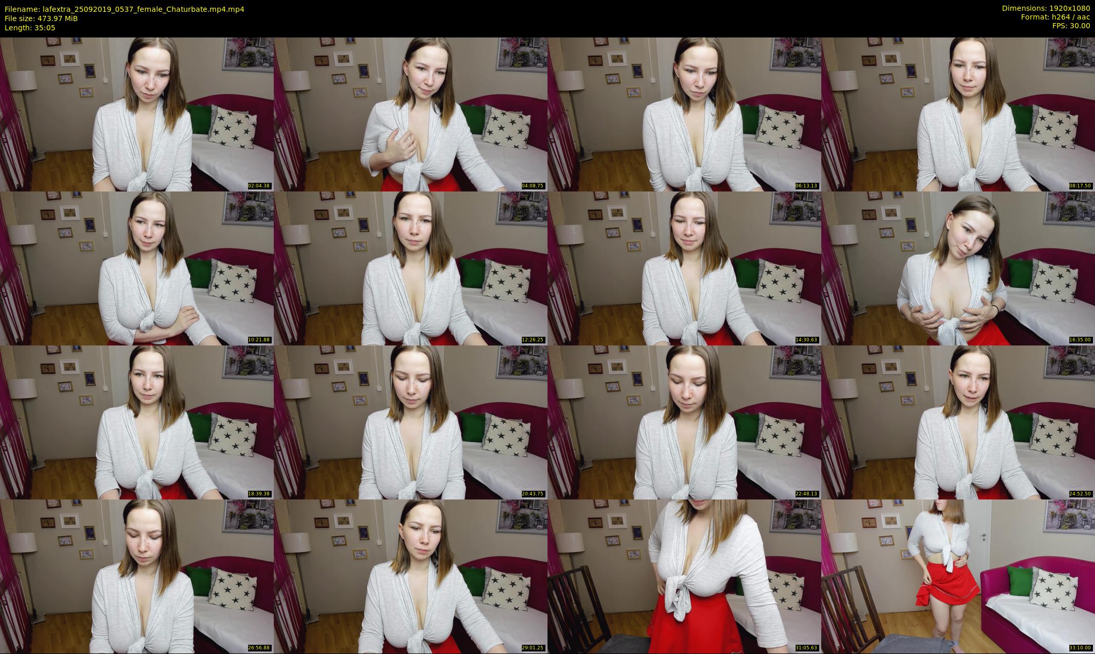 lafextra — 36 minute Chaturbate female cam show recording, 1080p, Sep 25, 2019