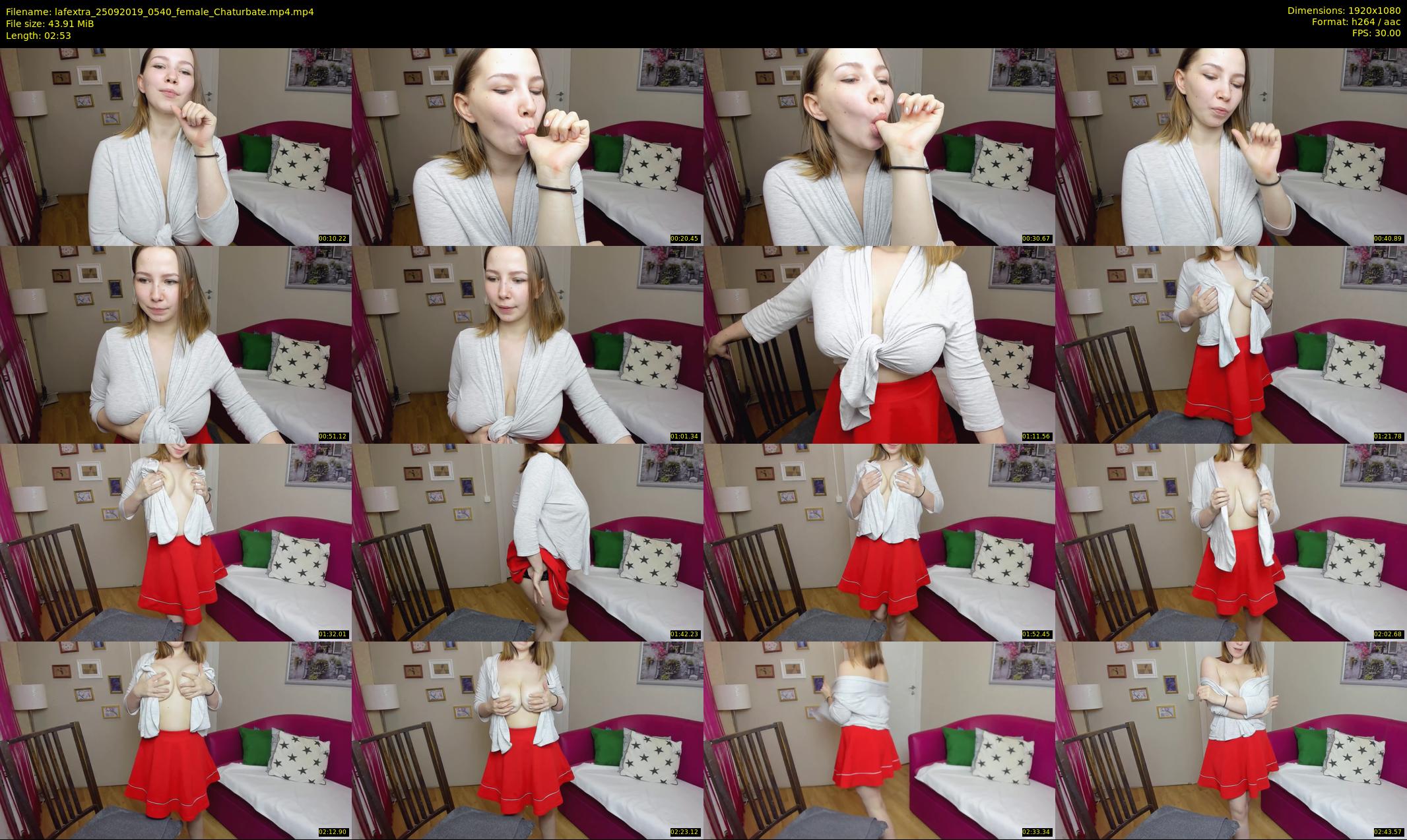 lafextra — 3 minute Chaturbate female cam show recording, 1080p, Sep 25, 2019