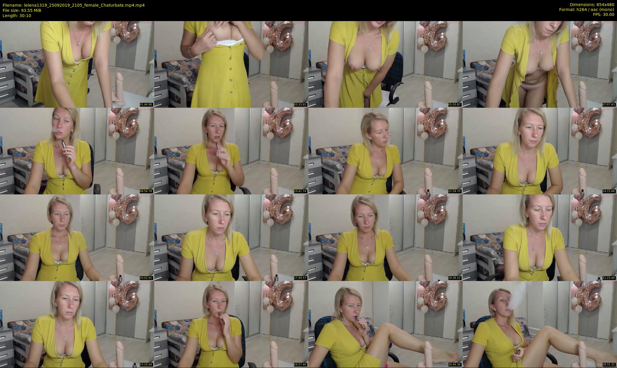 lelena1319 — 31 minute Chaturbate female cam show recording, 480p, Sep 25, 2019