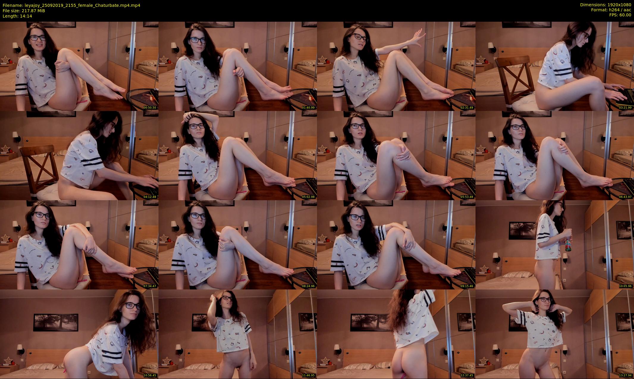 leyajoy — 15 minute Chaturbate female cam show recording, 1080p, Sep 25, 2019