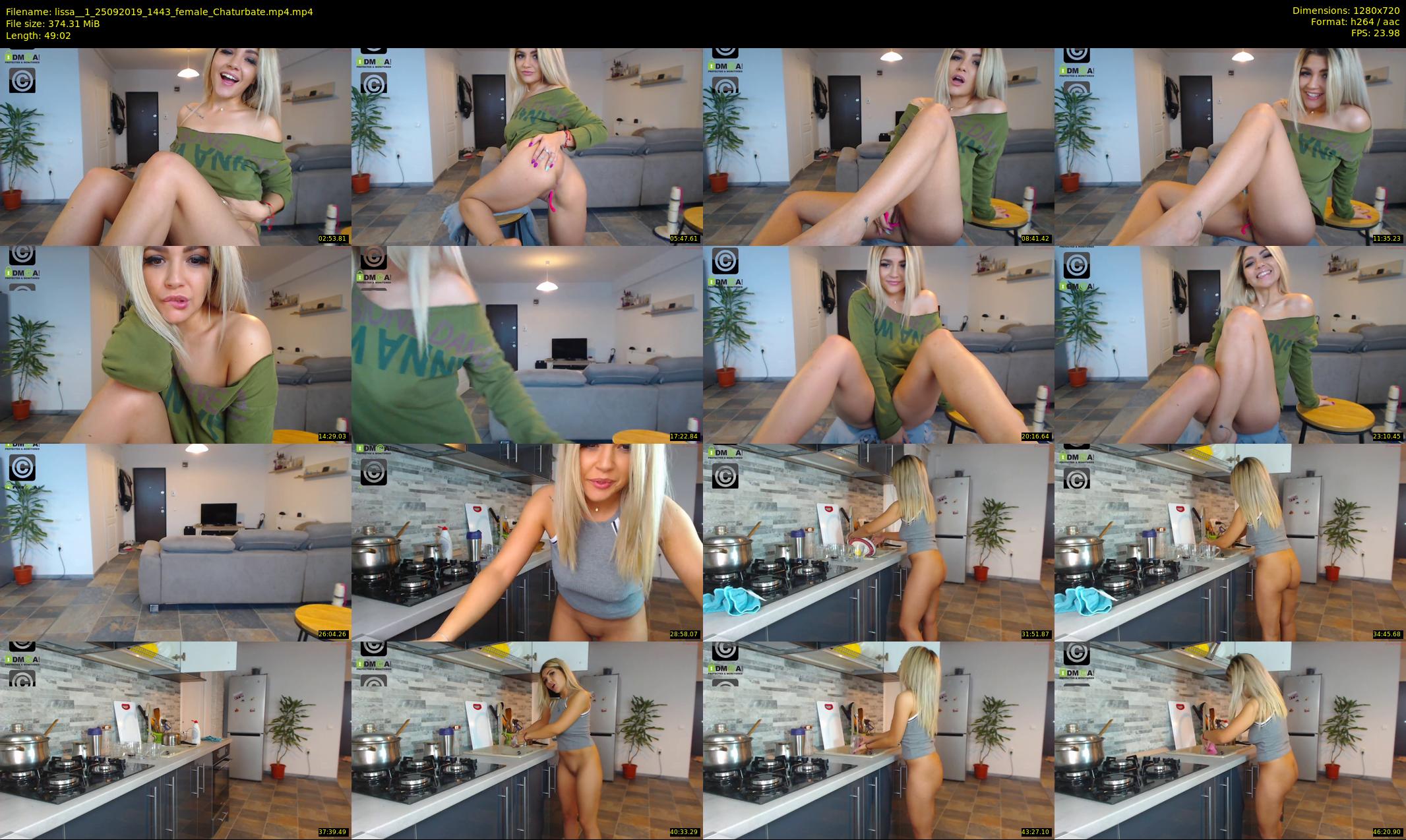 lissa__1 — 50 minute Chaturbate female cam show recording, 720p, Sep 25, 2019