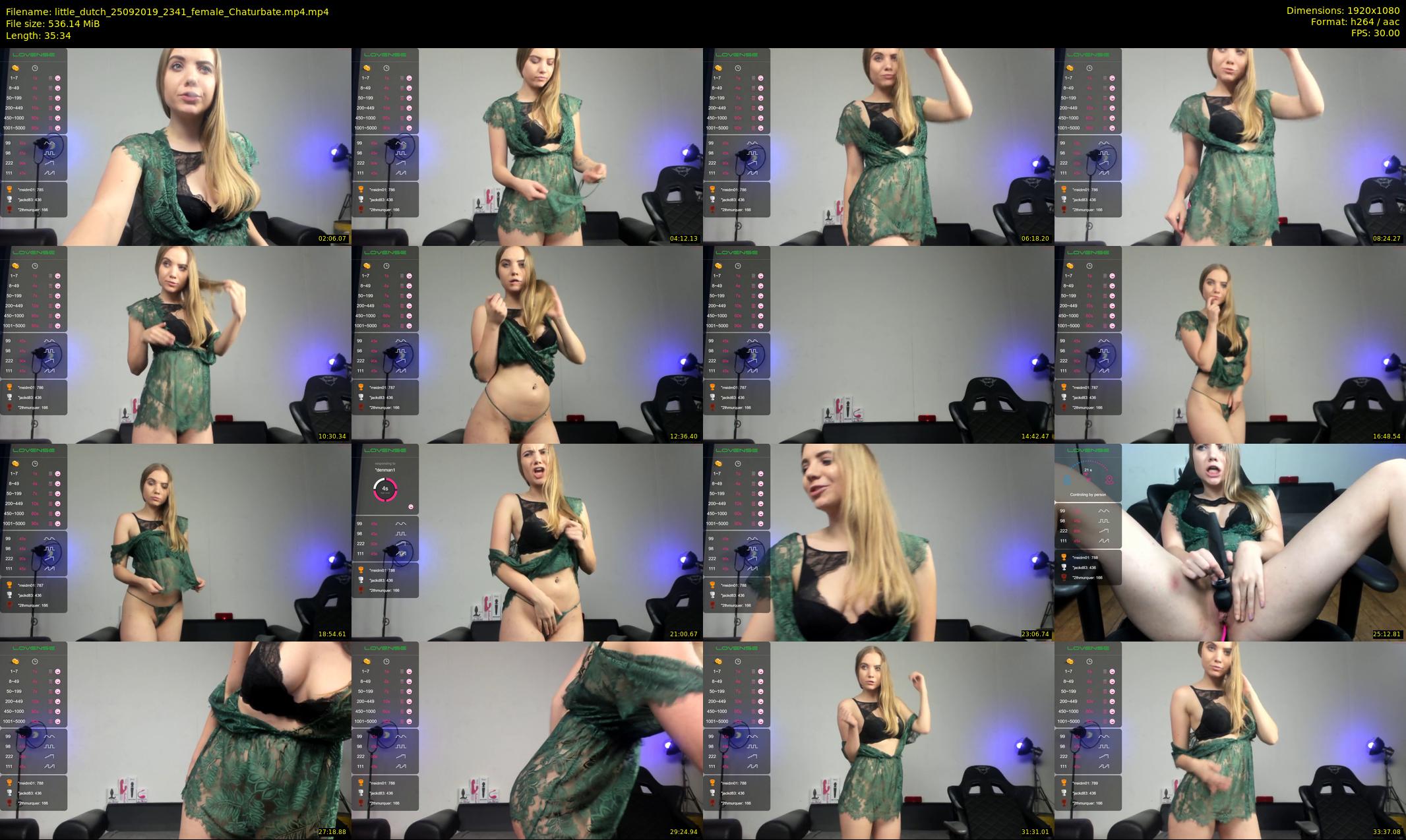 little_dutch — 36 minute Chaturbate female cam show recording, 1080p, Sep 25, 2019