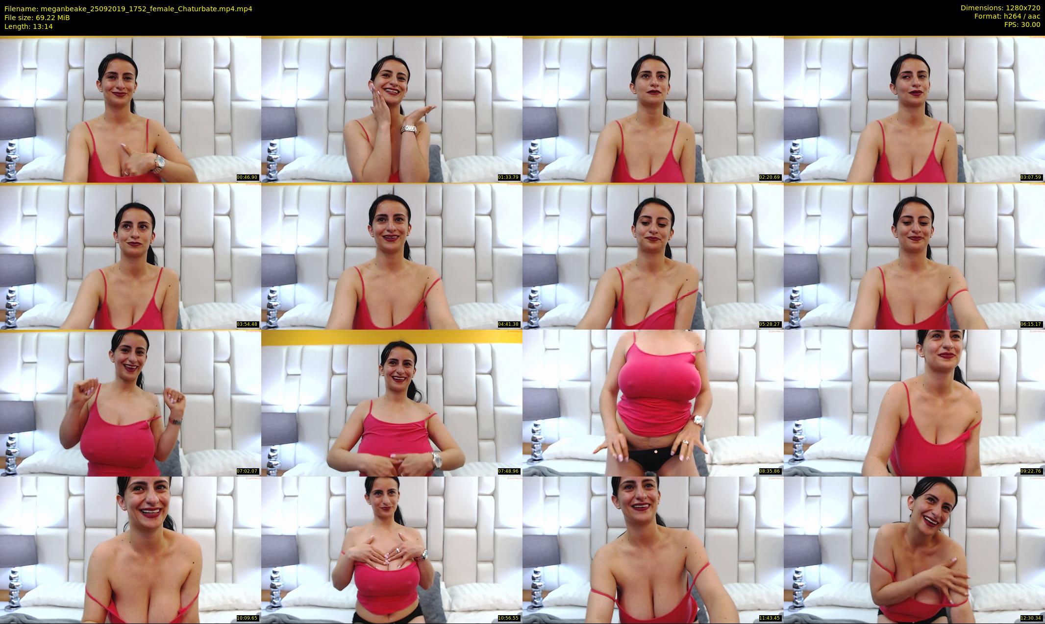 meganbeake — 14 minute Chaturbate female cam show recording, 720p, Sep 25, 2019