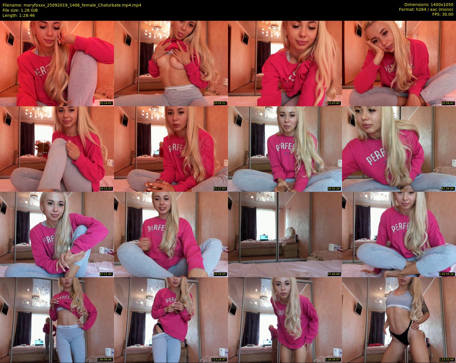 meryfoxxx — 89 minute Chaturbate female cam show recording, 720p, Sep 25, 2019
