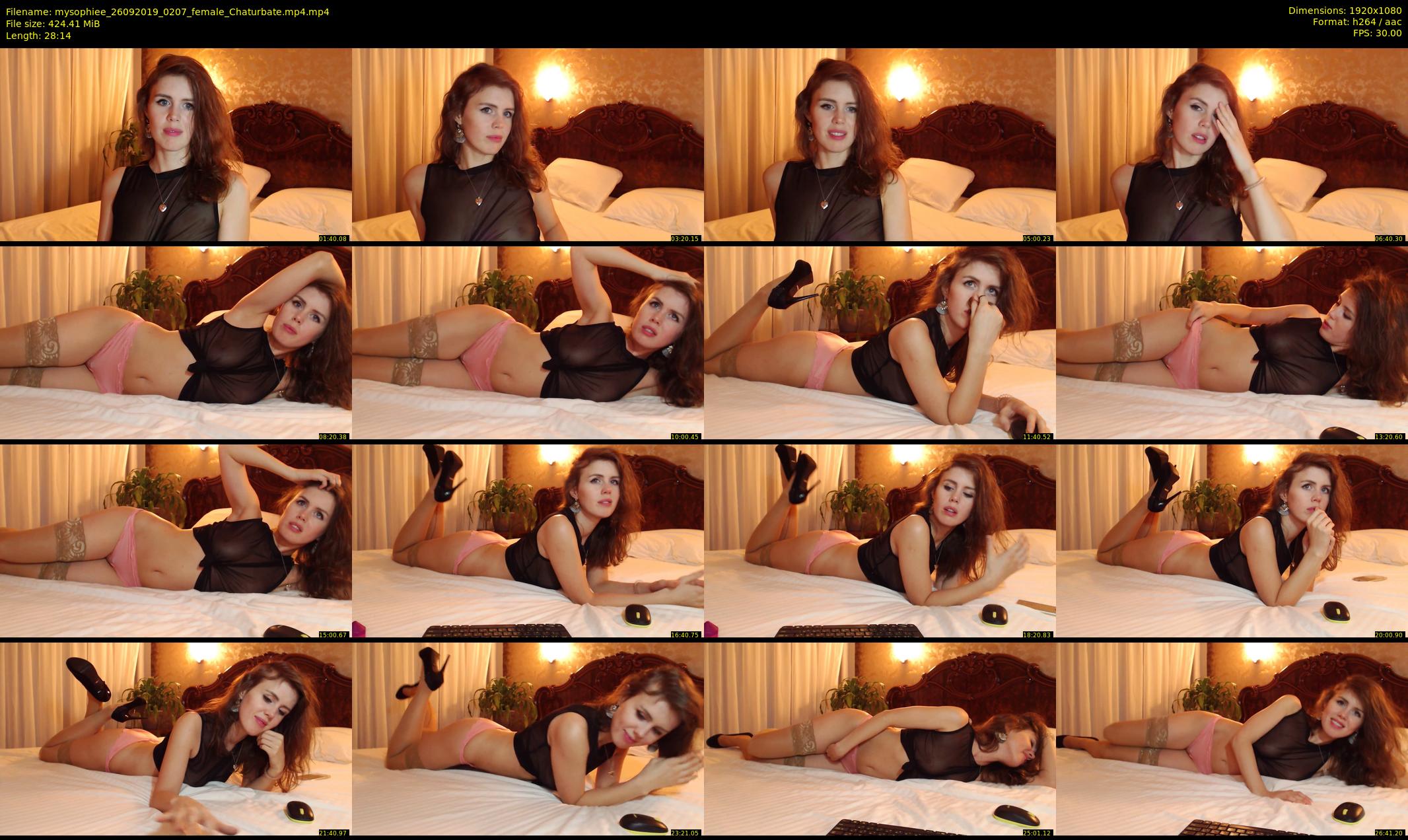 mysophiee — 29 minute Chaturbate female cam show recording, 1080p, Sep 26, 2019