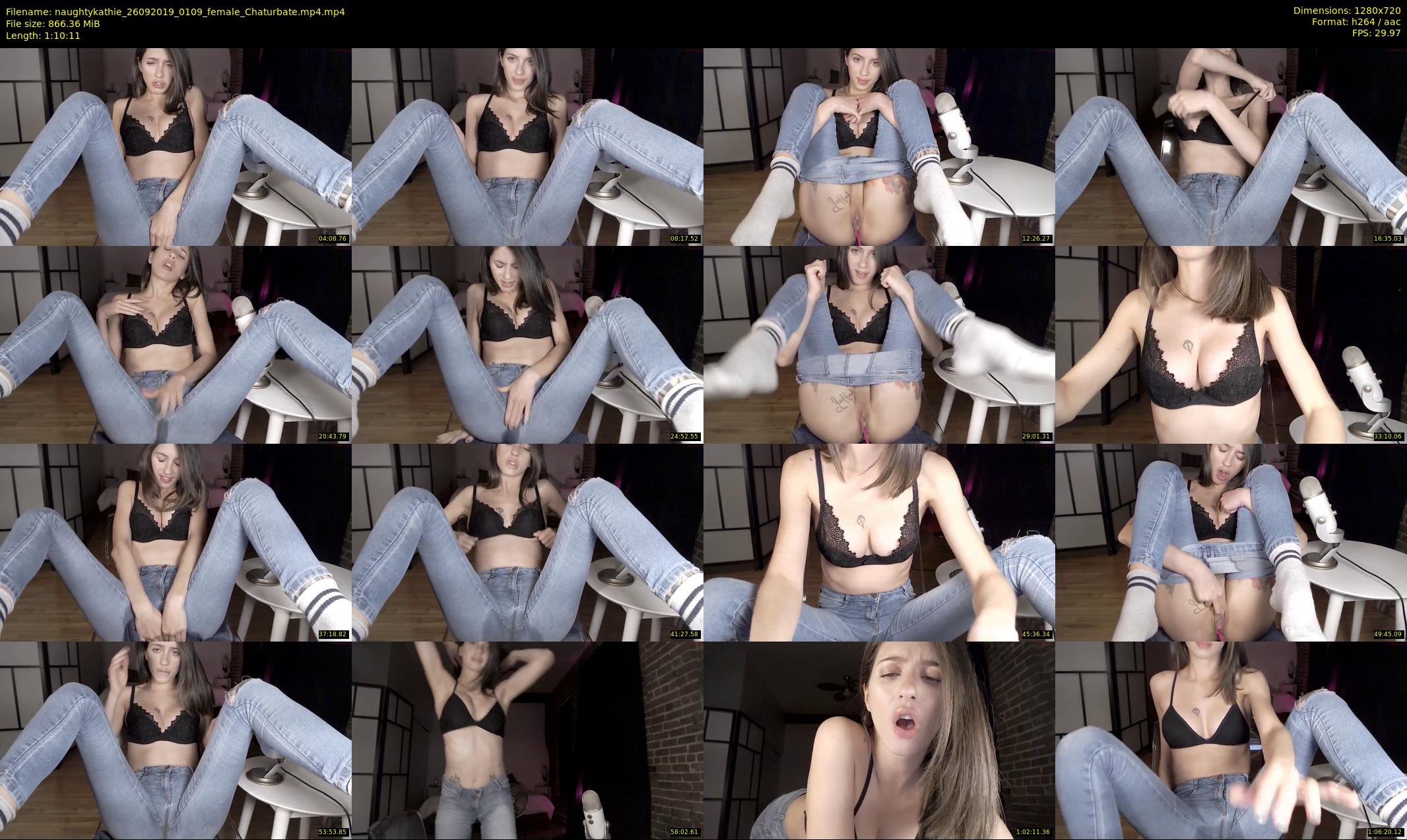 naughtykathie — 71 minute Chaturbate female cam show recording, 720p, Sep 26, 2019