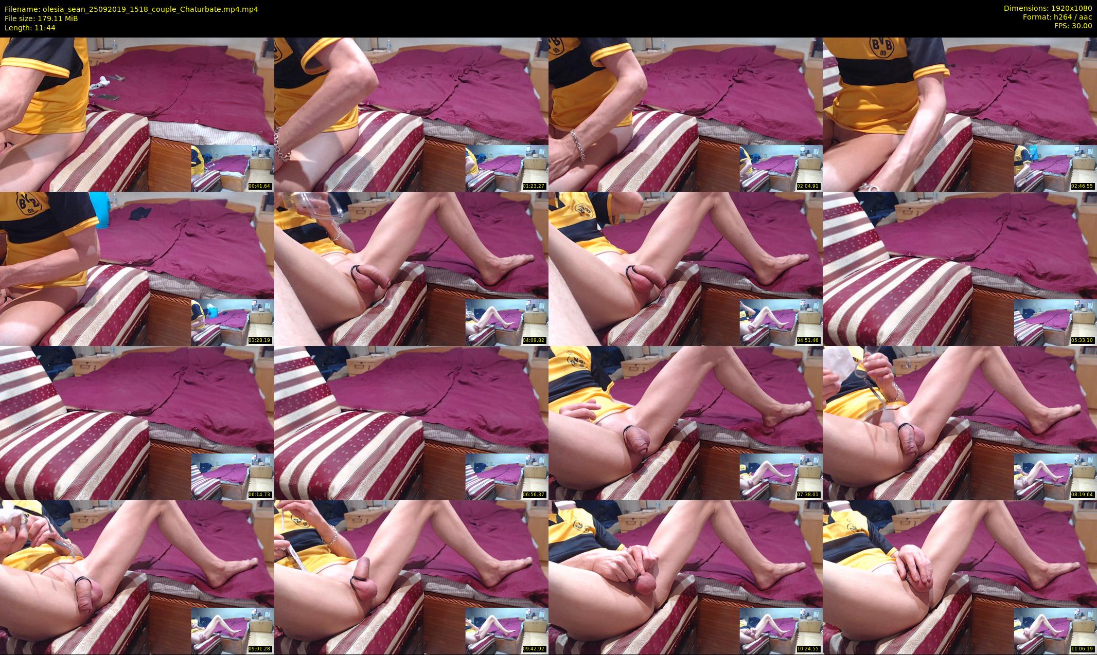 olesia_sean — 12 minute Chaturbate couple cam show recording, 1080p, Sep 25, 2019